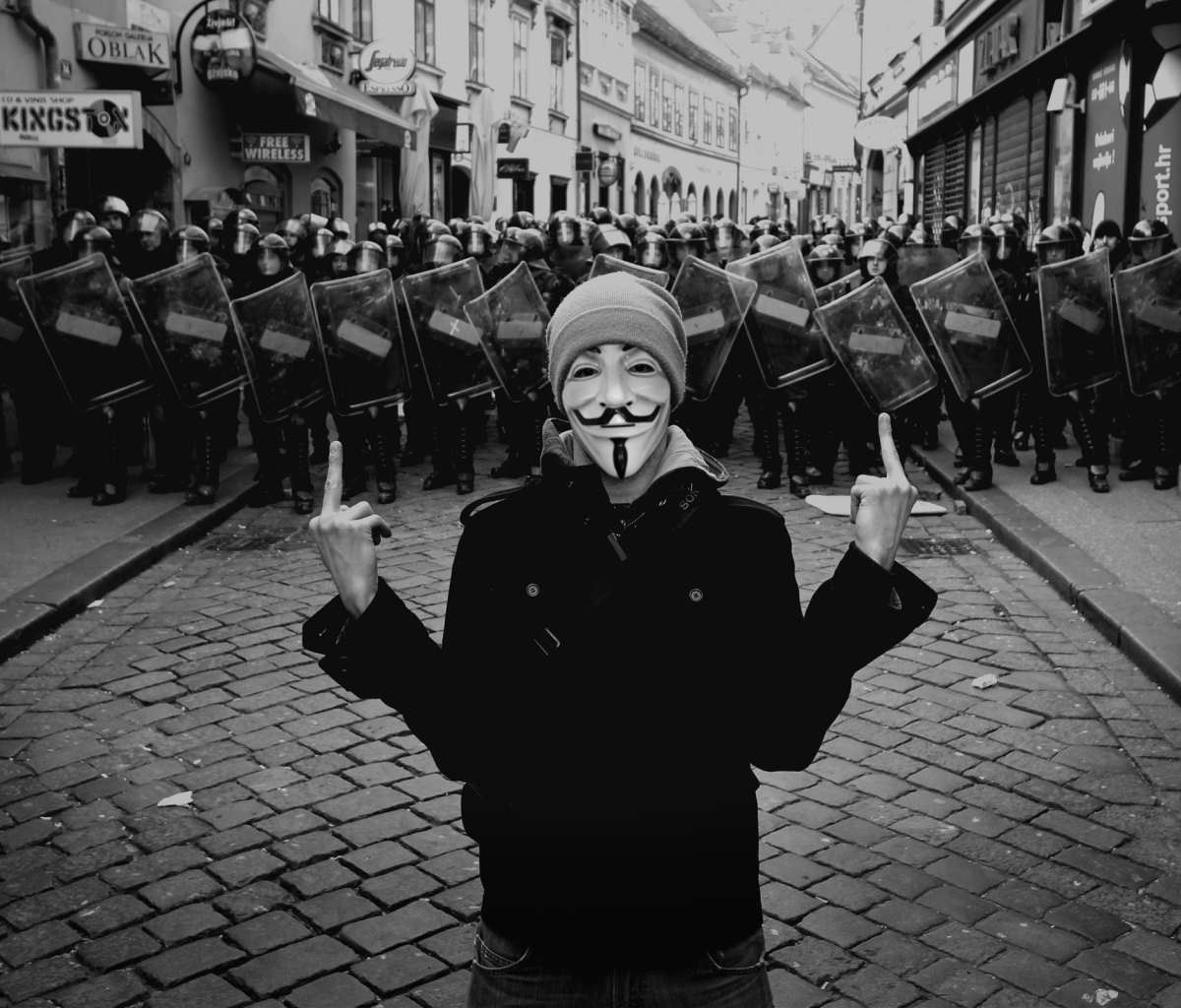 Download mobile wallpaper Dark, Anonymous, Anarchy for free.