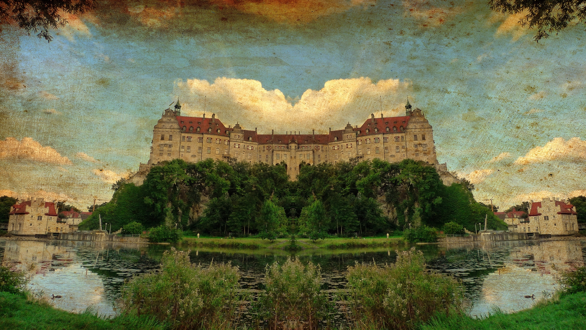 348570 завантажити картинку створено людиною, замок зігмарінген, замки - шпалери і заставки безкоштовно