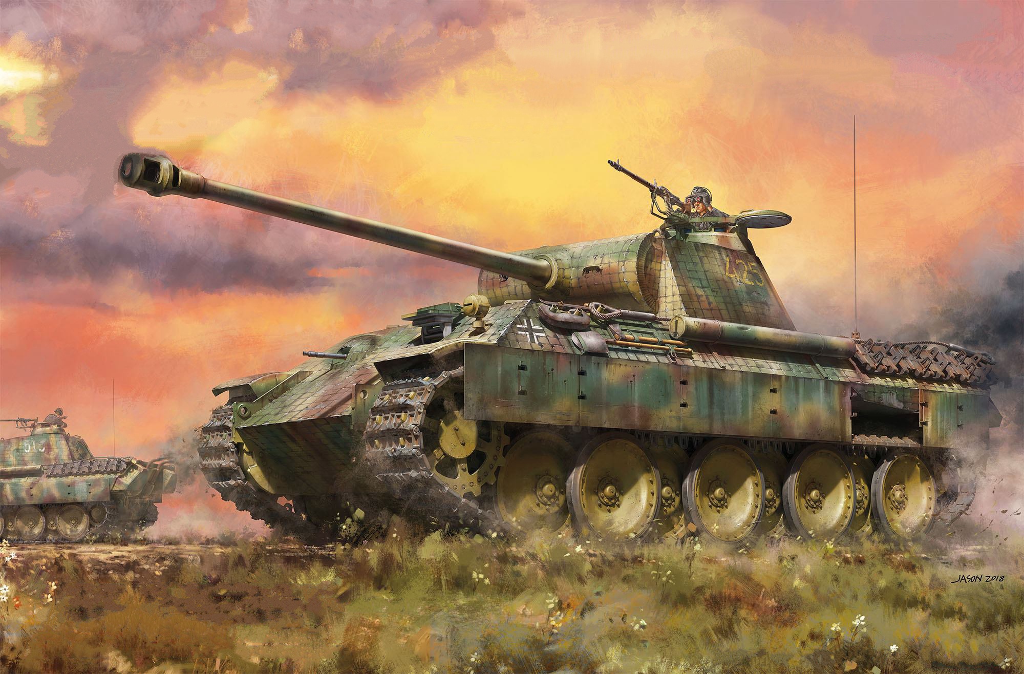 Laden Sie Panzerkampfwagen V Panther HD-Desktop-Hintergründe herunter