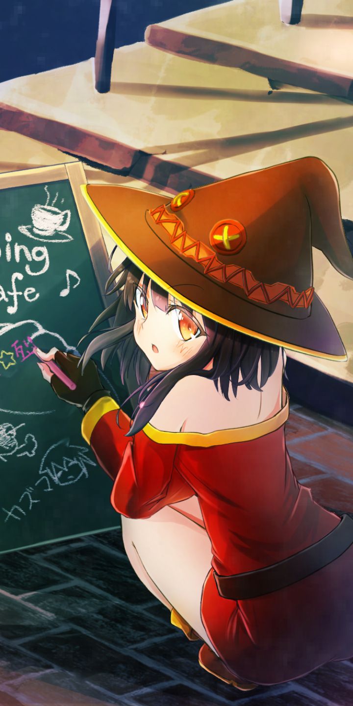 Téléchargez des papiers peints mobile Animé, Kono Subarashii Sekai Ni Shukufuku O!, Megumin (Konosuba), Konosuba gratuitement.