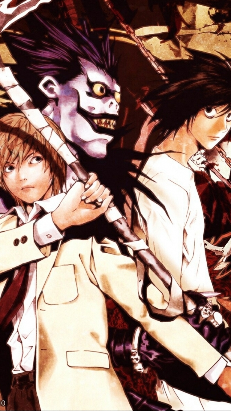 Handy-Wallpaper Death Note, Animes kostenlos herunterladen.