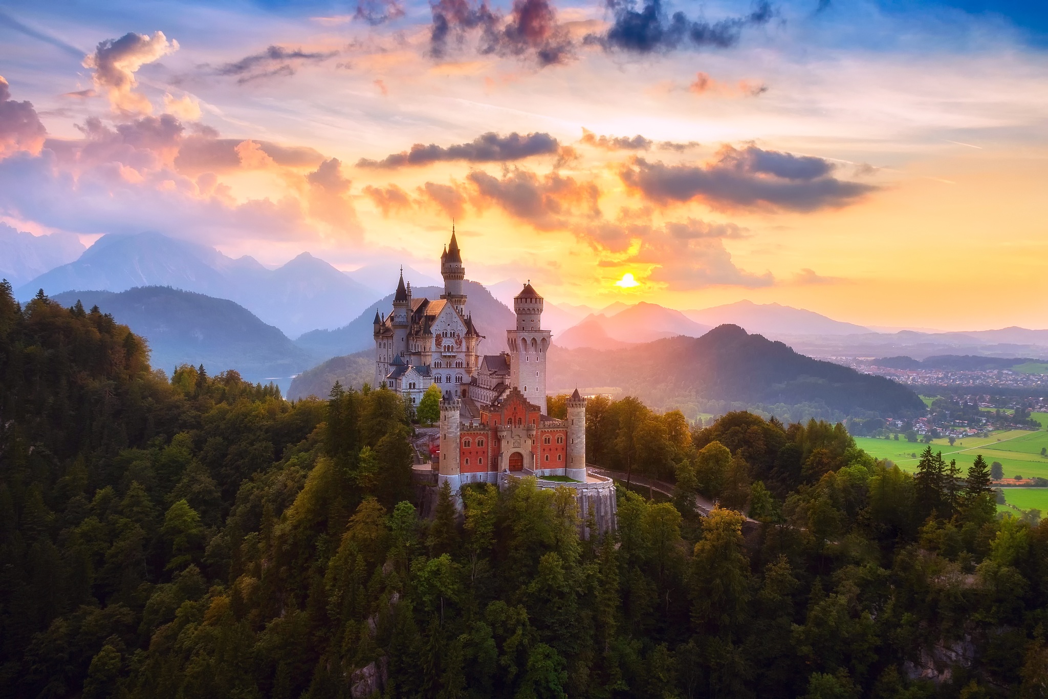 Baixar papel de parede para celular de Castelos, Alemanha, Castelo, Castelo De Neuschwanstein, Feito Pelo Homem gratuito.