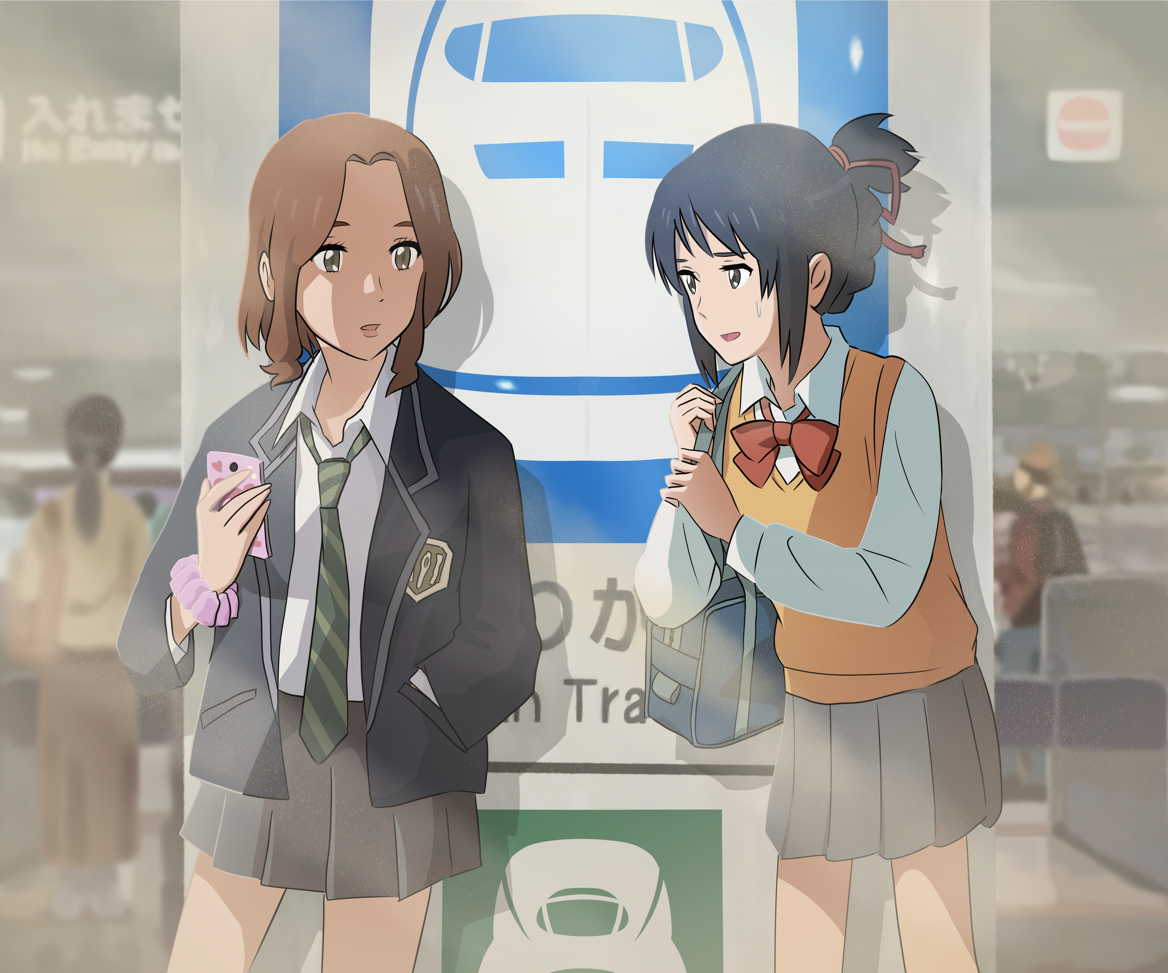 Download mobile wallpaper Anime, Your Name, Mitsuha Miyamizu for free.