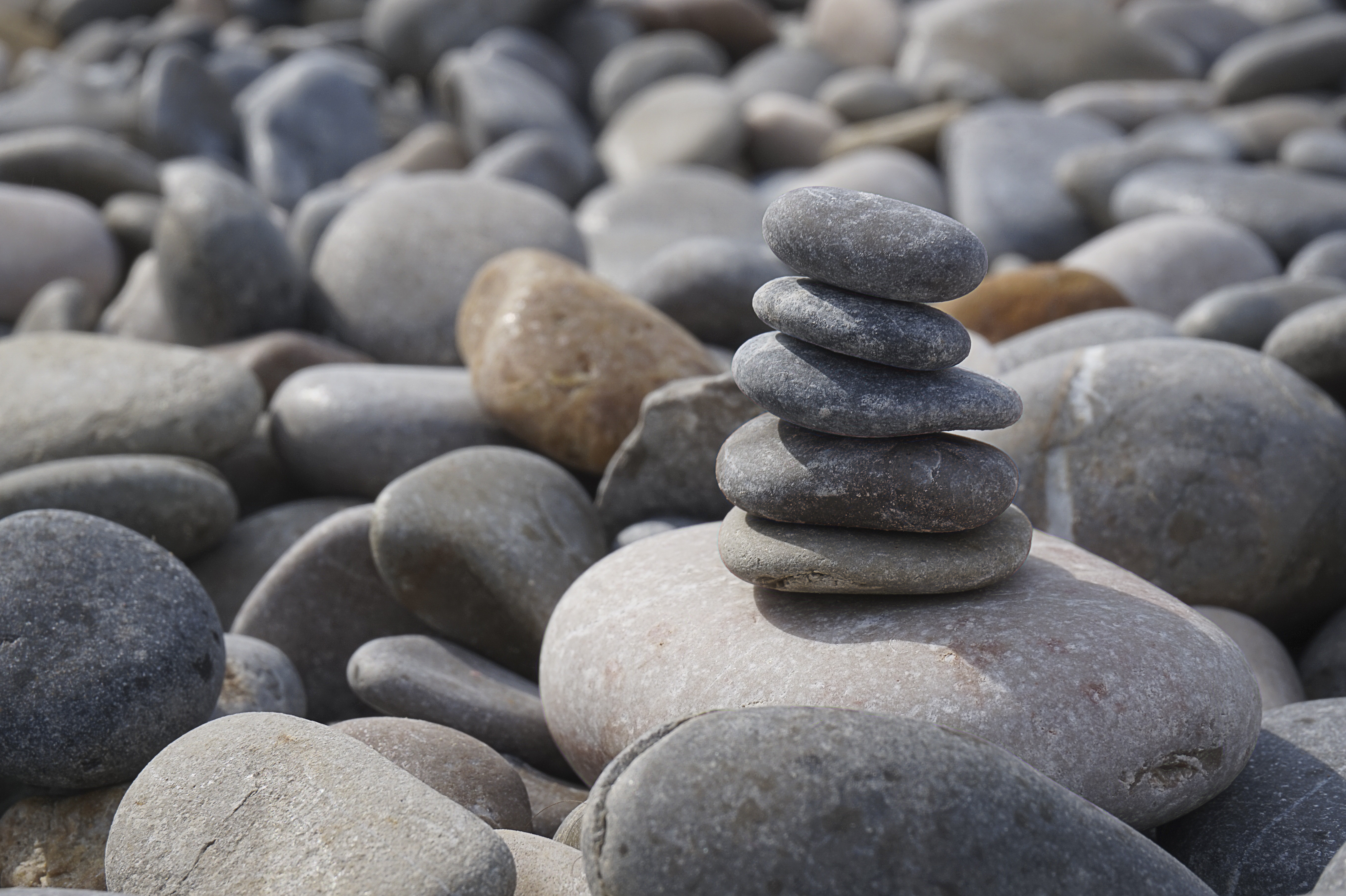 stone, religious, zen, earth, pebbles