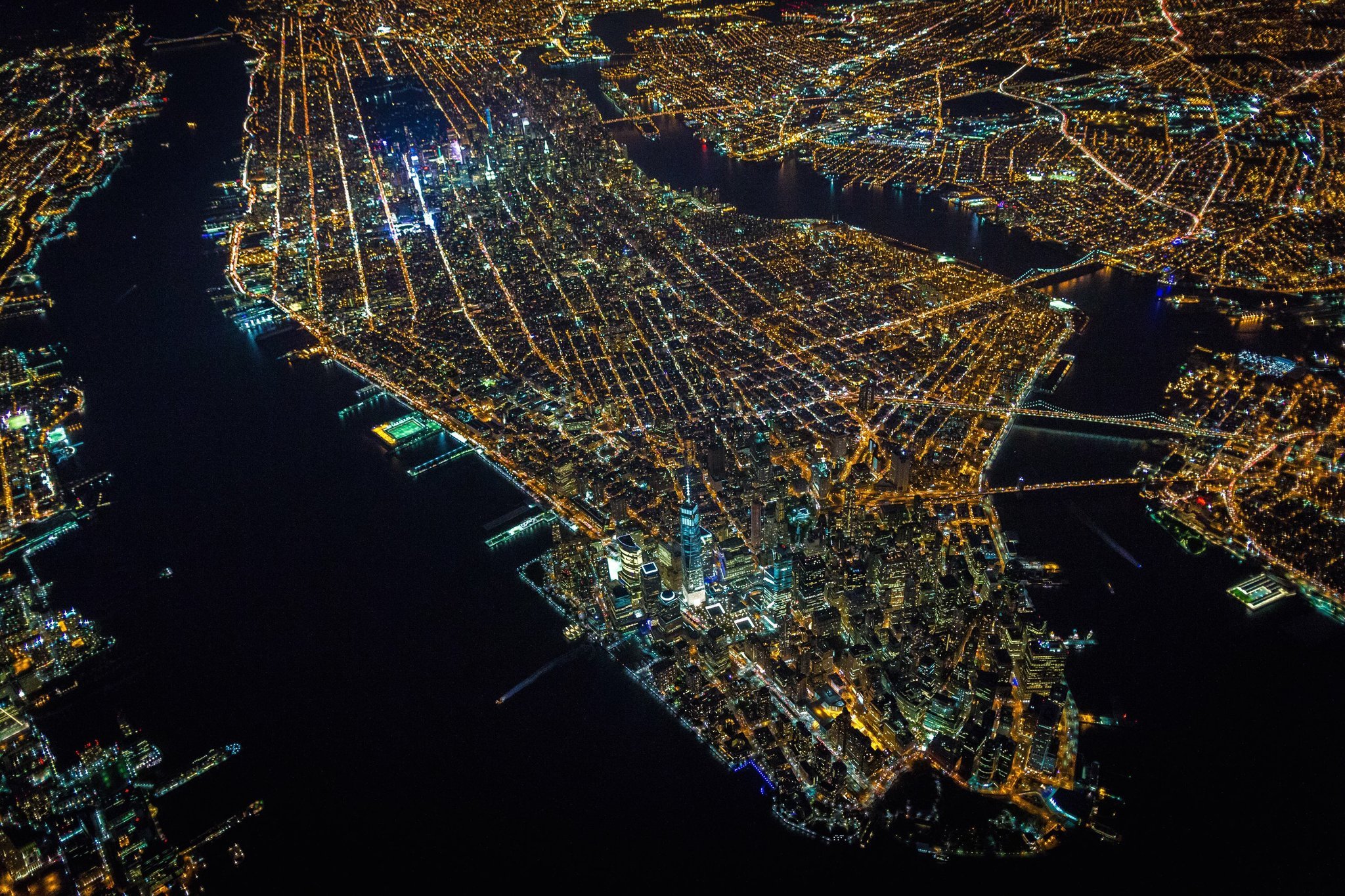 383900 descargar imagen nueva york, ciudad, hecho por el hombre, manhattan, paisaje urbano, luz, noche, ee uu, ciudades: fondos de pantalla y protectores de pantalla gratis
