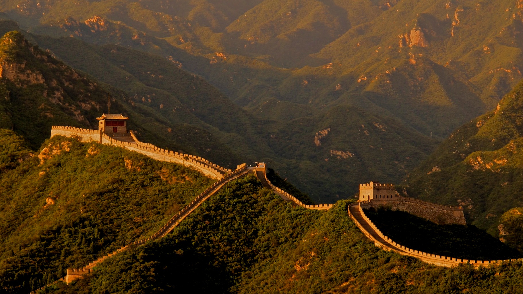 Скачать обои бесплатно Памятники, Великая Китайская Стена, Сделано Человеком картинка на рабочий стол ПК