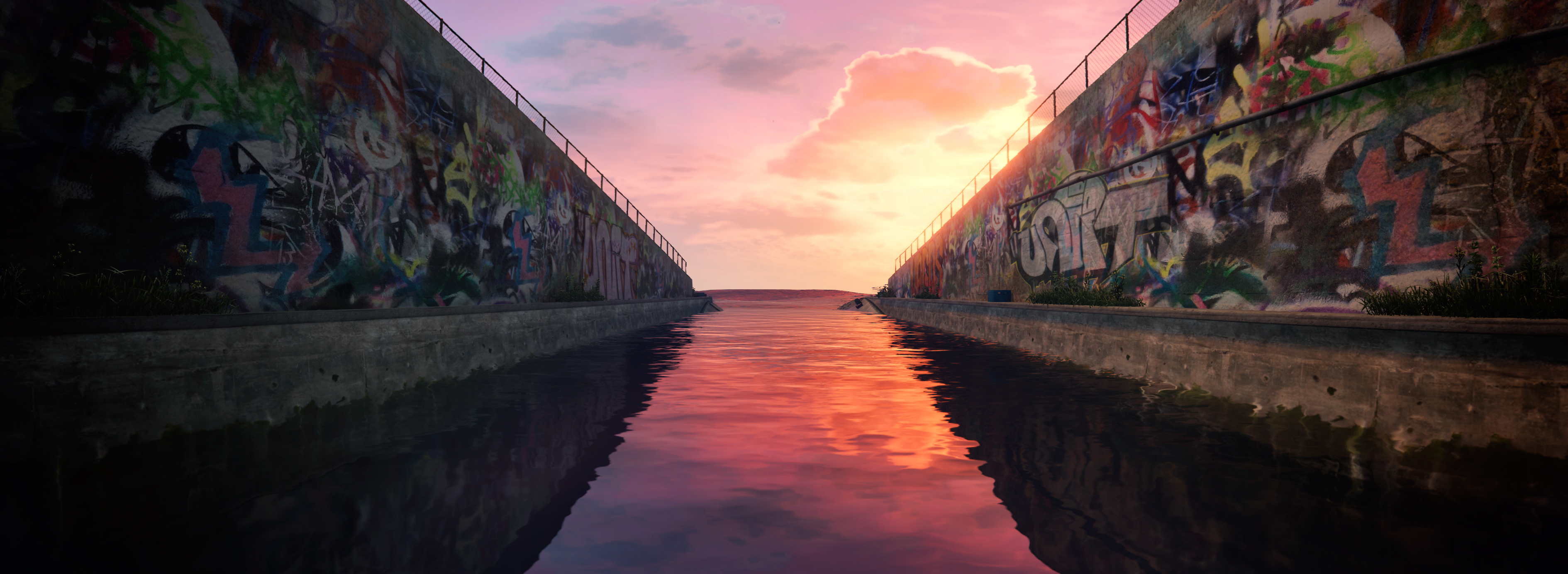 Free download wallpaper Water, Sky, Reflection, Cloud, Video Game, Grand Theft Auto, Grand Theft Auto V on your PC desktop