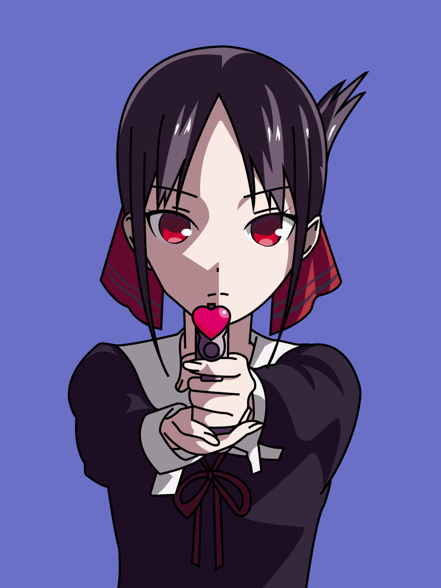 Handy-Wallpaper Animes, Kaguya Sama Wa Kokurasetai ~ Tensai Tachi No Ren'ai Zunô Sen ~, Kaguya Shinomiya kostenlos herunterladen.