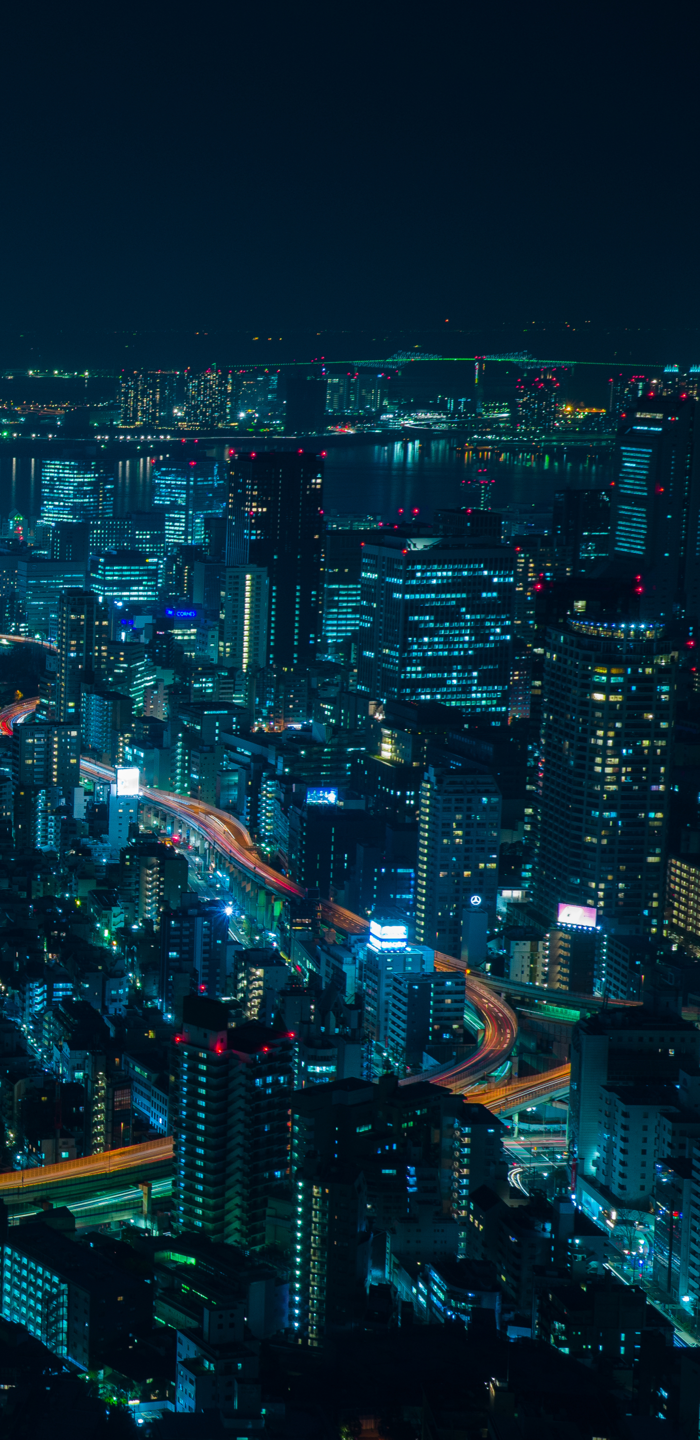 Laden Sie das Städte, Stadt, Wolkenkratzer, Gebäude, Japan, Tokio, Nacht, Menschengemacht, Großstadt-Bild kostenlos auf Ihren PC-Desktop herunter