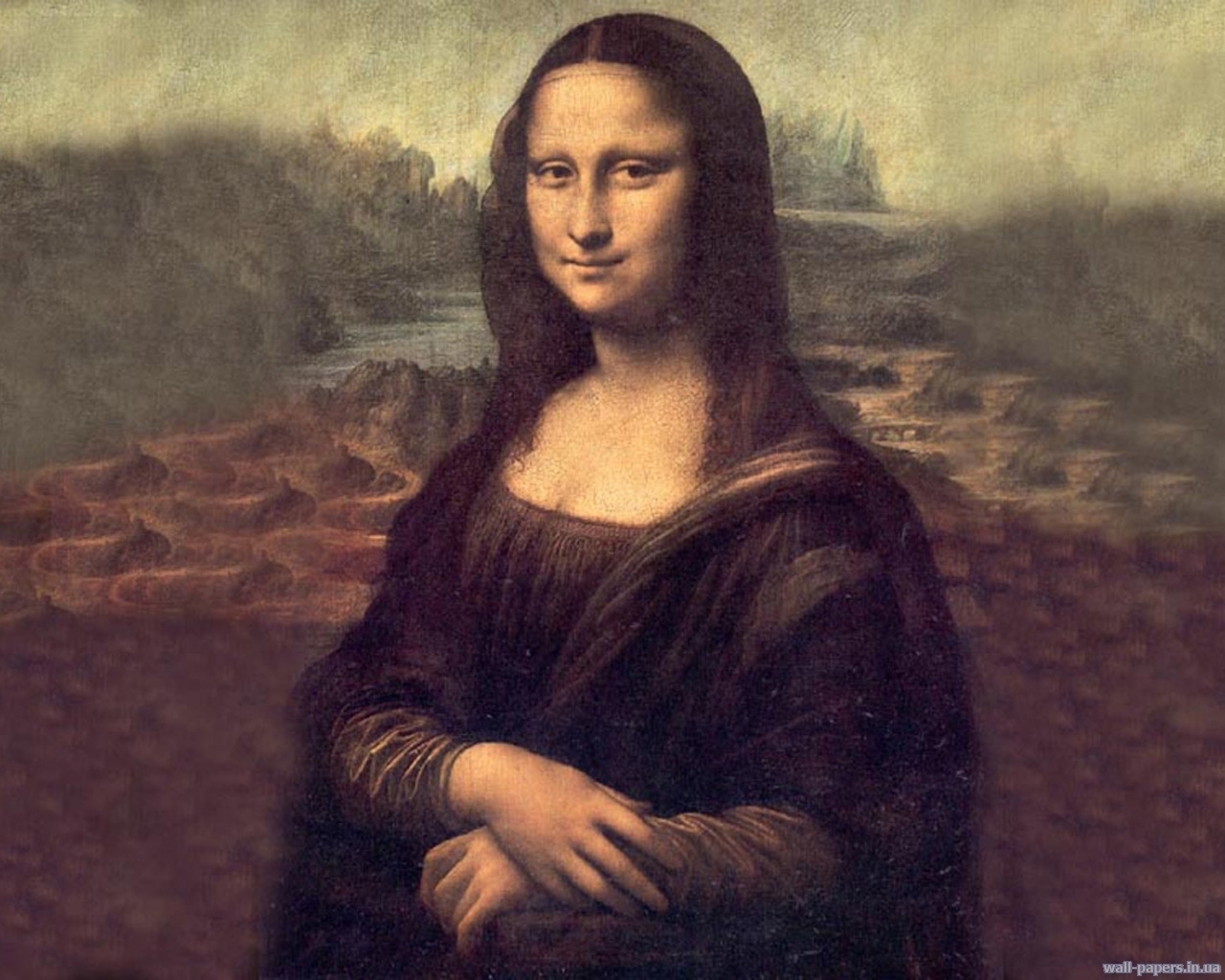 Download mobile wallpaper La Giokonda Mona Lisa, Paintings, Pictures for free.