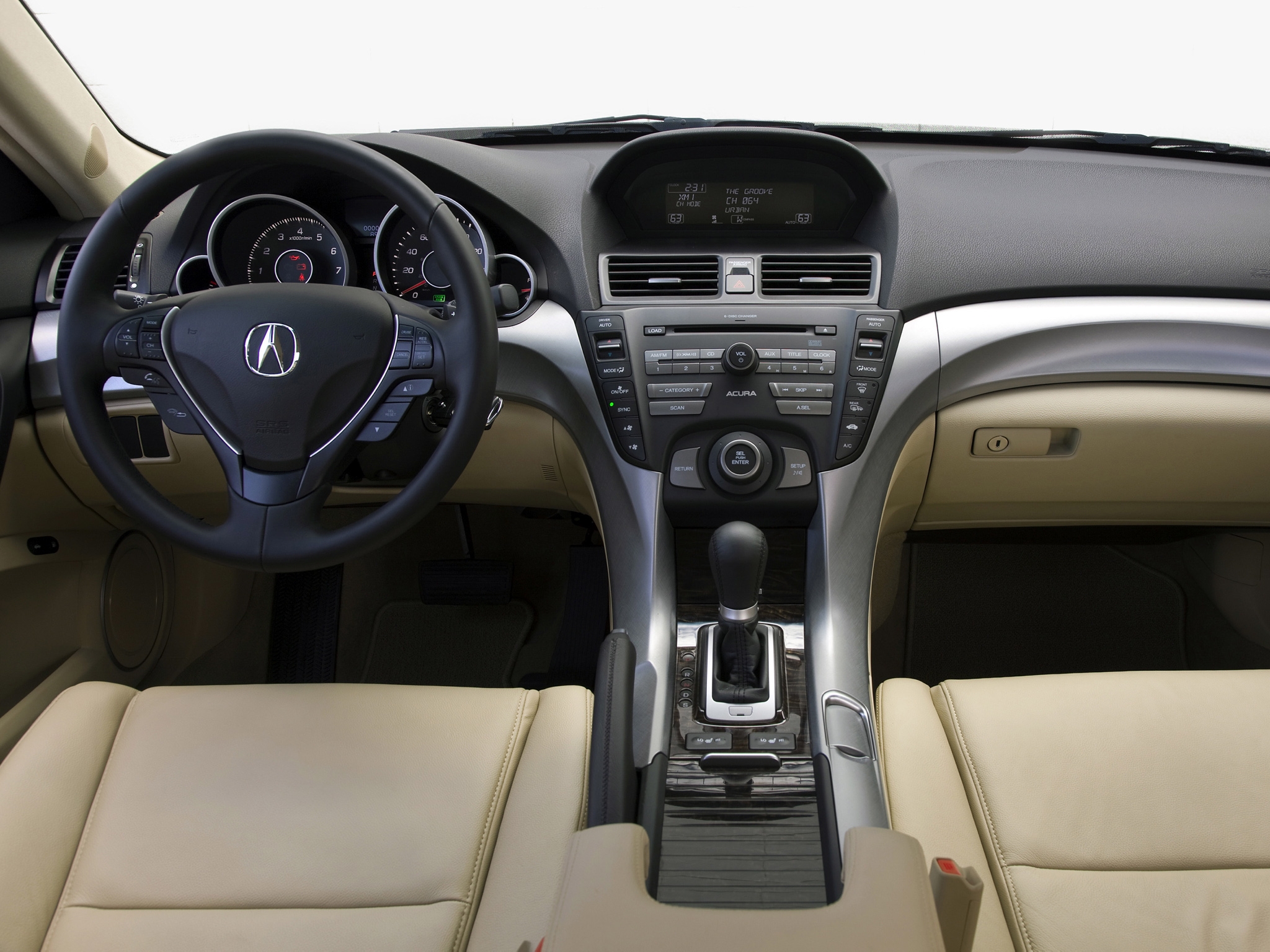 steering wheel, acura, interior, cars, 2008, rudder, salon, speedometer, tl