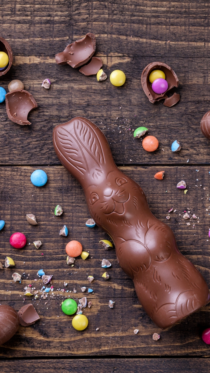 Download mobile wallpaper Easter, Chocolate, Still Life, Holiday, Candy, Easter Egg for free.