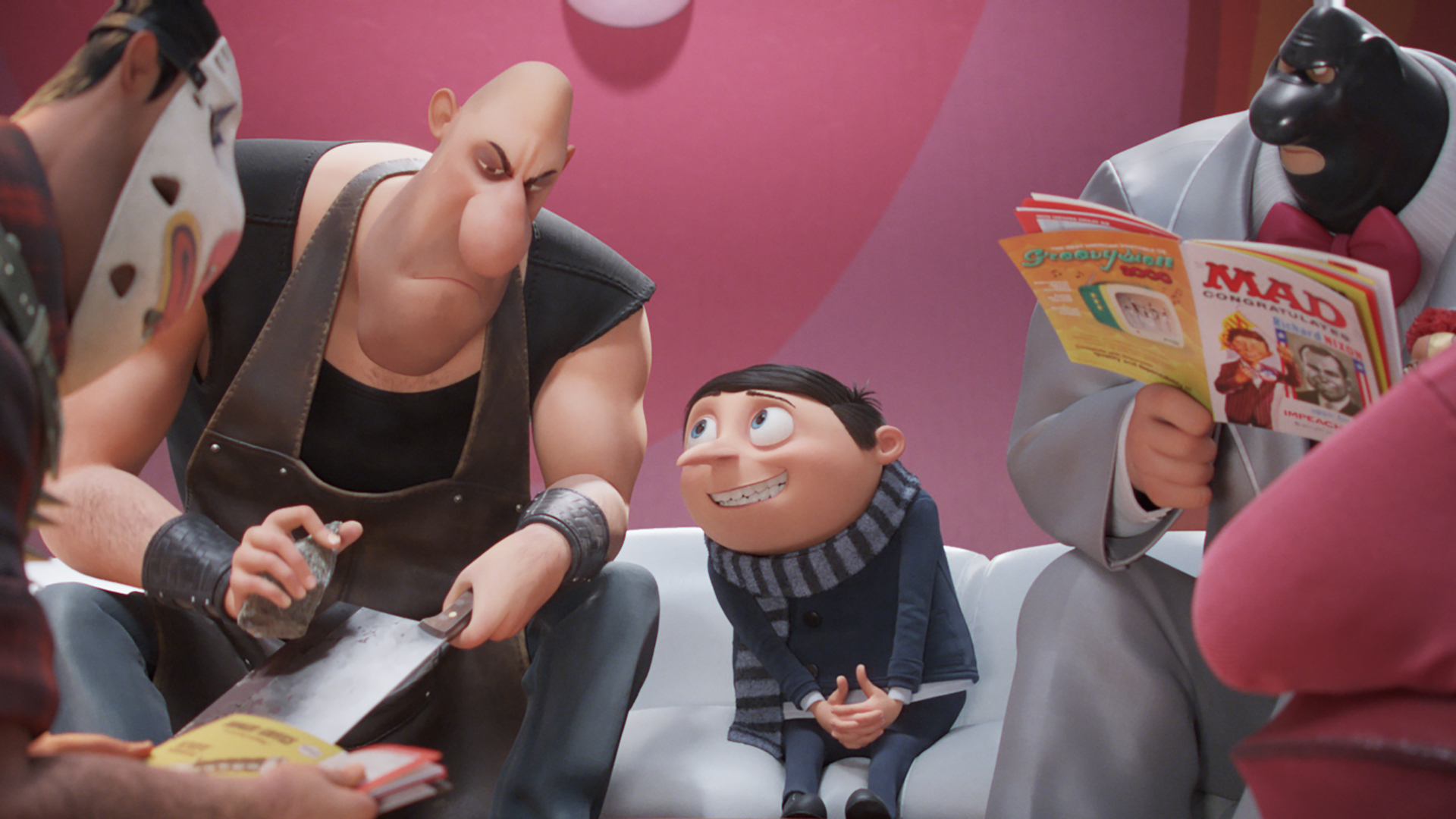 Download mobile wallpaper Movie, Gru (Despicable Me), Minions: The Rise Of Gru for free.