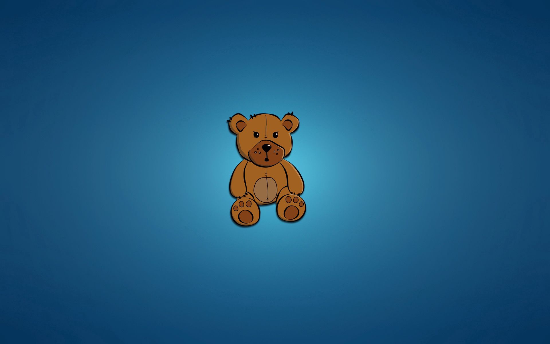 picture, art, minimalism, vector, bear, drawing for android