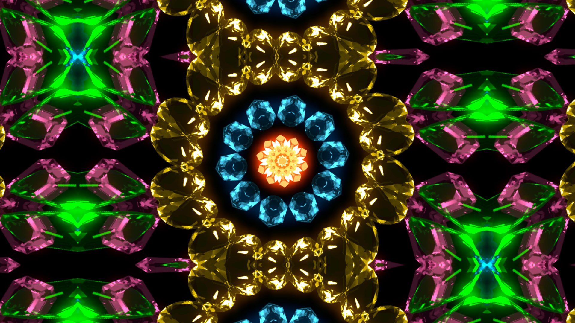 Download mobile wallpaper Abstract, Pattern, Colors, Kaleidoscope for free.