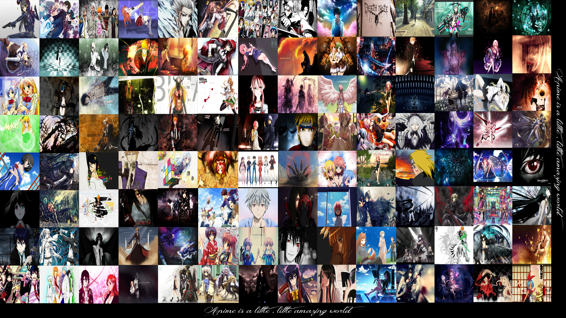 249871 Hintergrundbild herunterladen animes, crossover, puzzle - Bildschirmschoner und Bilder kostenlos