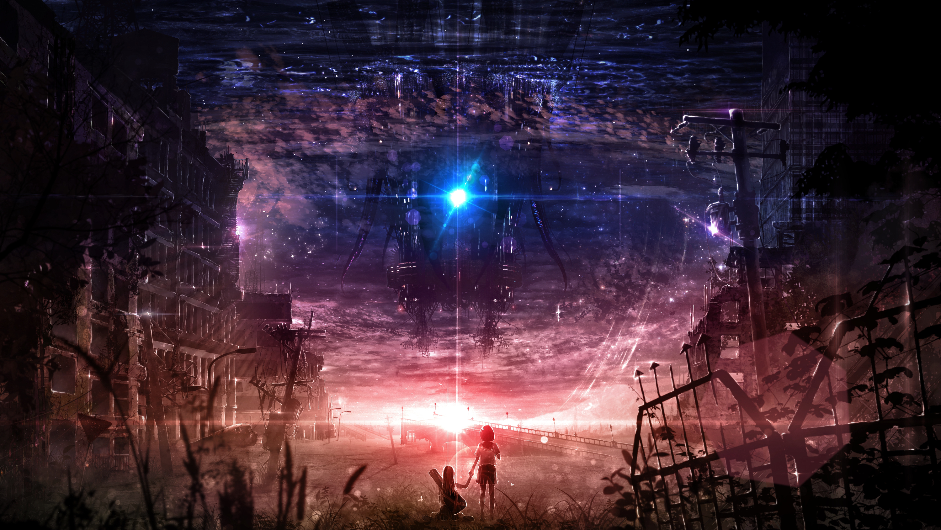 Download mobile wallpaper Anime, Sci Fi, Post Apocalyptic for free.