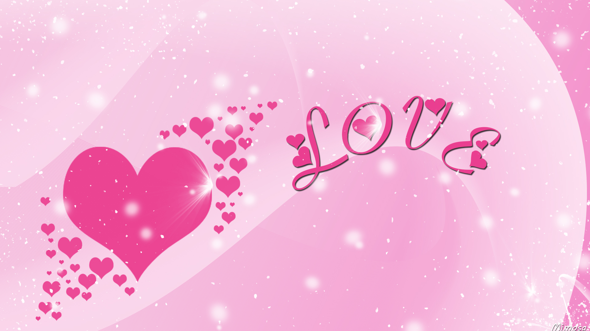 無料モバイル壁紙ピンク, 勾配, バレンタイン・デー, ホリデーをダウンロードします。