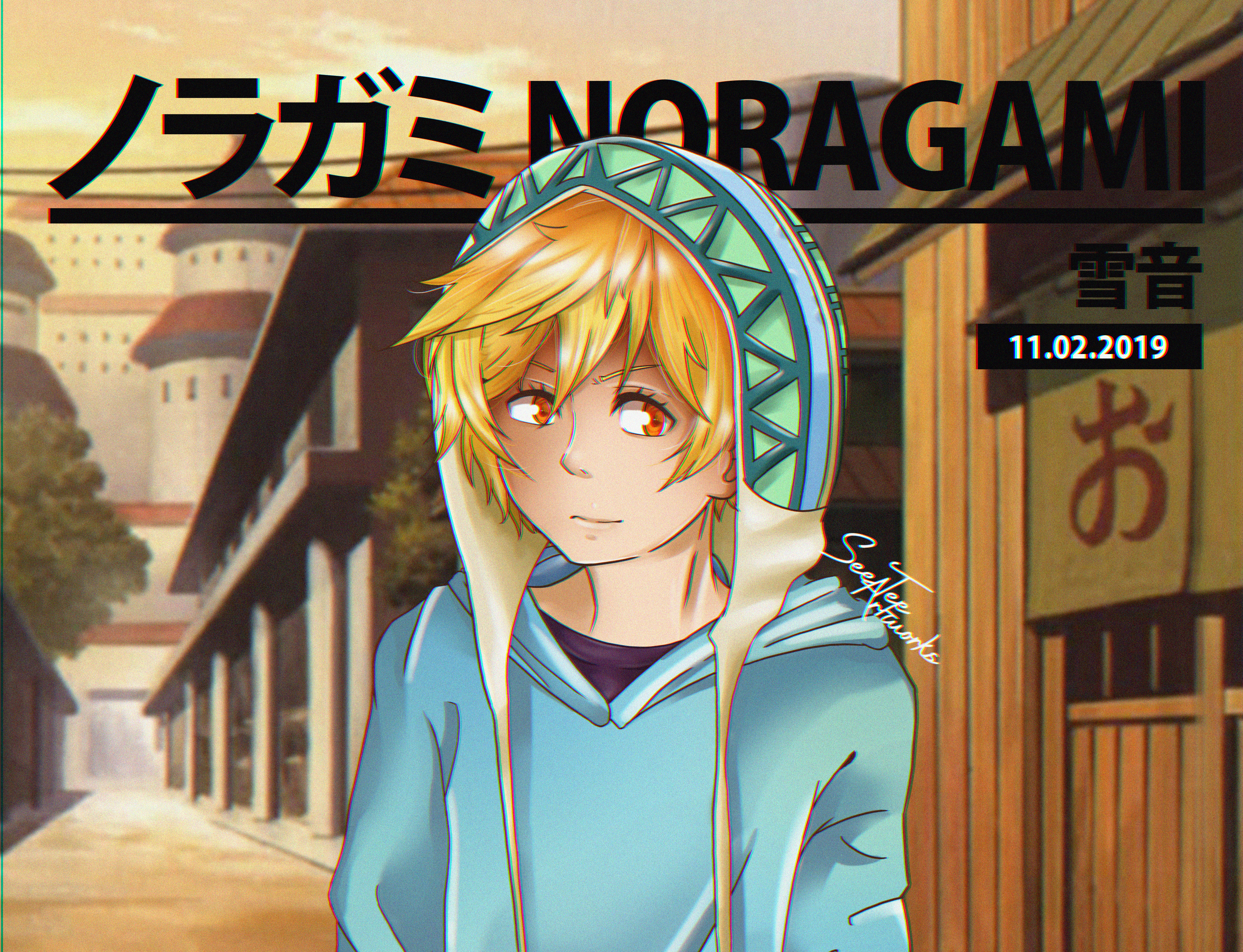 Descarga gratuita de fondo de pantalla para móvil de Sombrero, Animado, Rubia, Yukine (Noragami), Noragami.