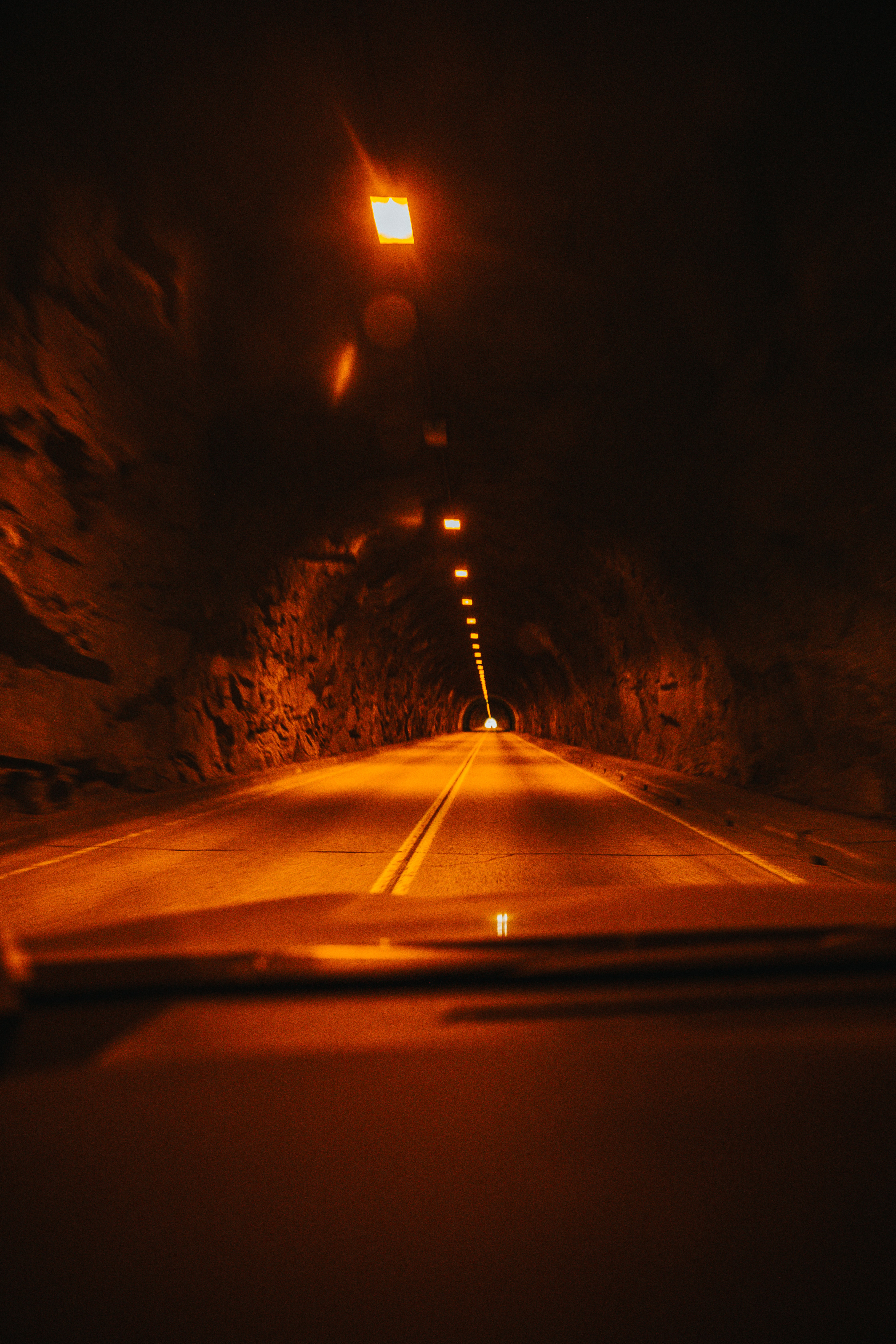 dark, road, markup, dahl, distance, tunnel Full HD