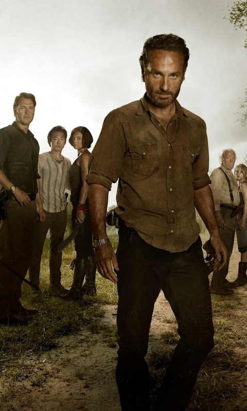 Download mobile wallpaper Andrew Lincoln, Tv Show, The Walking Dead, Rick Grimes, Cast for free.