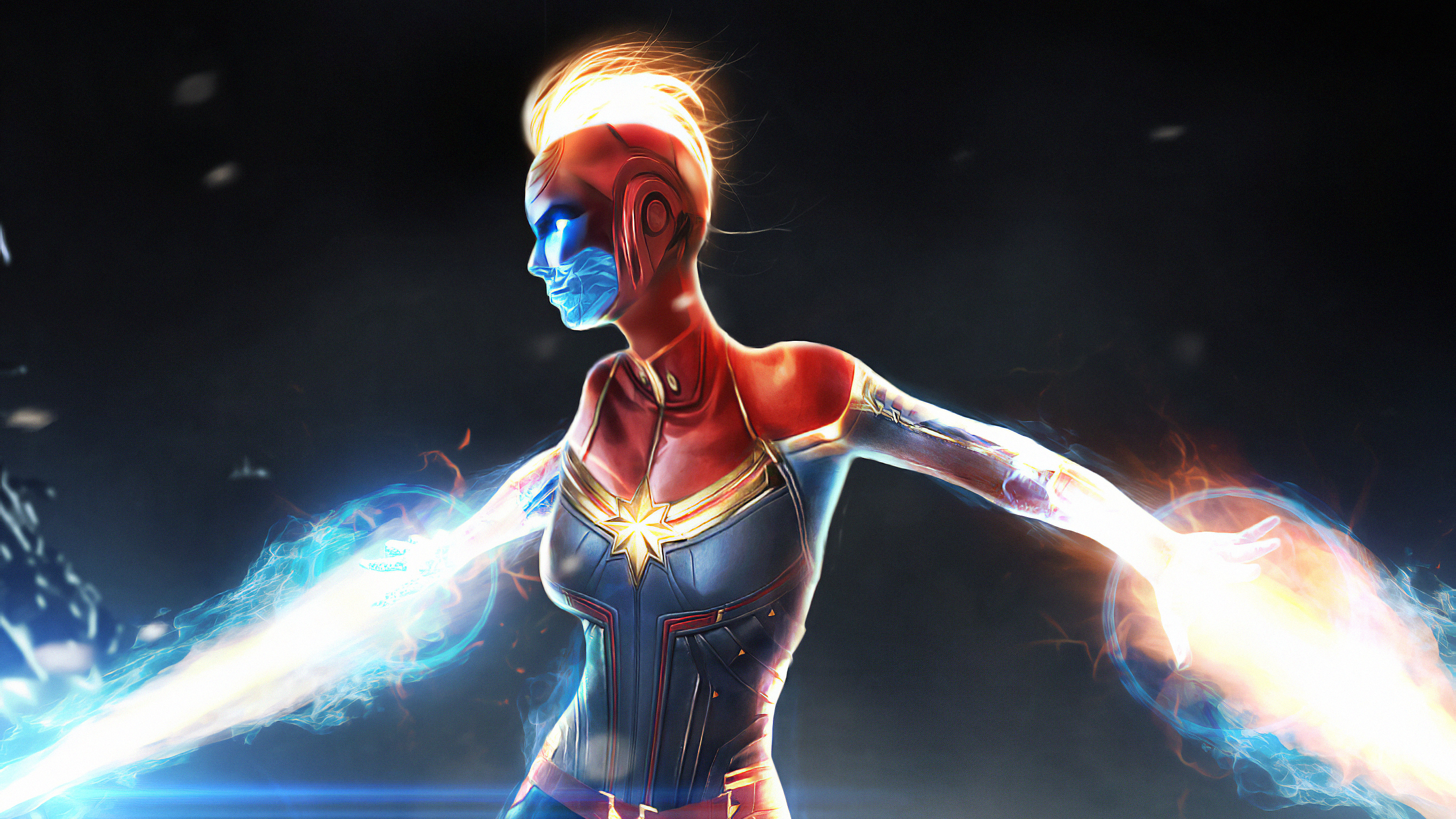 Laden Sie das Comics, Captain Marvel-Bild kostenlos auf Ihren PC-Desktop herunter