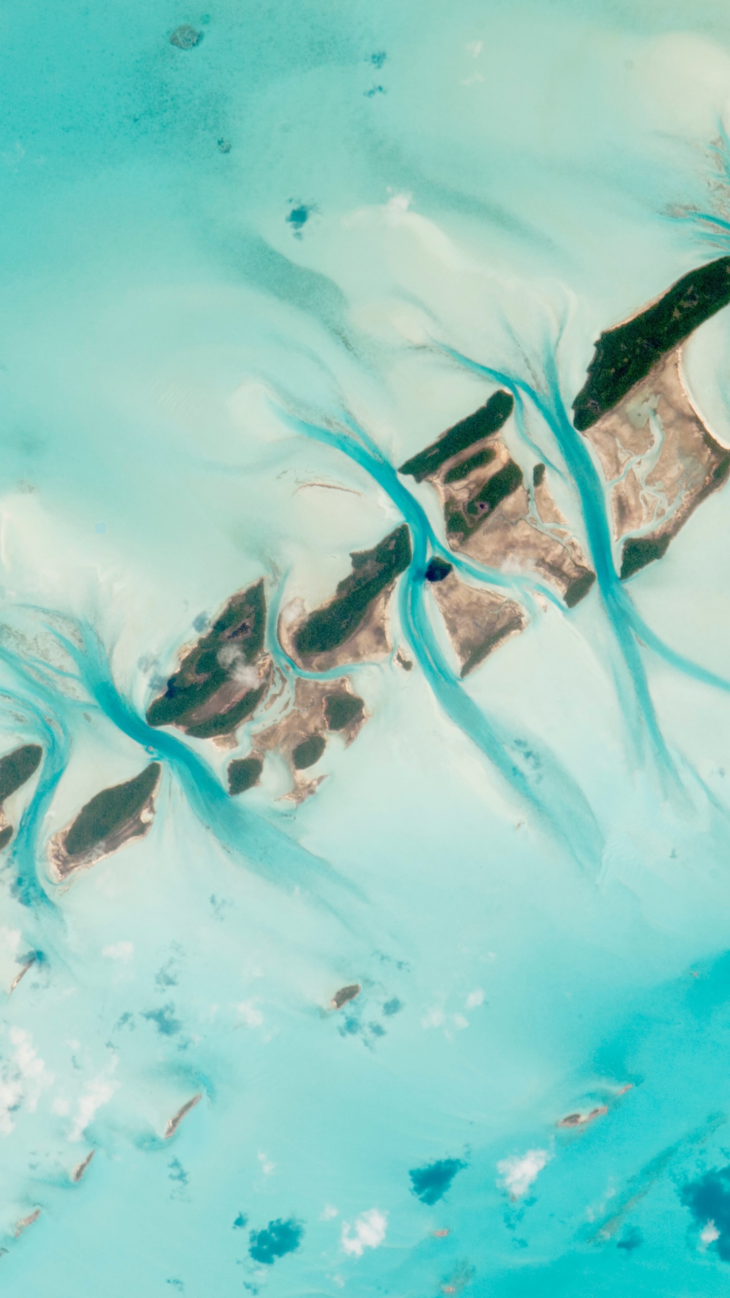 1417037 descargar fondo de pantalla tierra/naturaleza, desde el espacio, bahamas, isla gran exuma: protectores de pantalla e imágenes gratis
