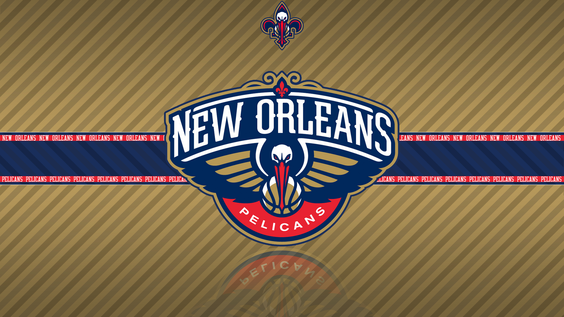 Laden Sie das Sport, Basketball, Logo, Emblem, Nba, Pelikane Aus New Orleans-Bild kostenlos auf Ihren PC-Desktop herunter