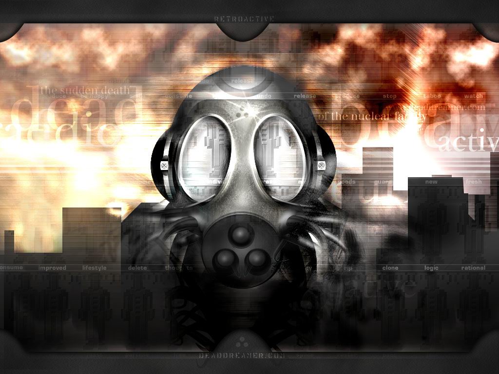 Download mobile wallpaper Dark, Gas Mask, Steampunk for free.