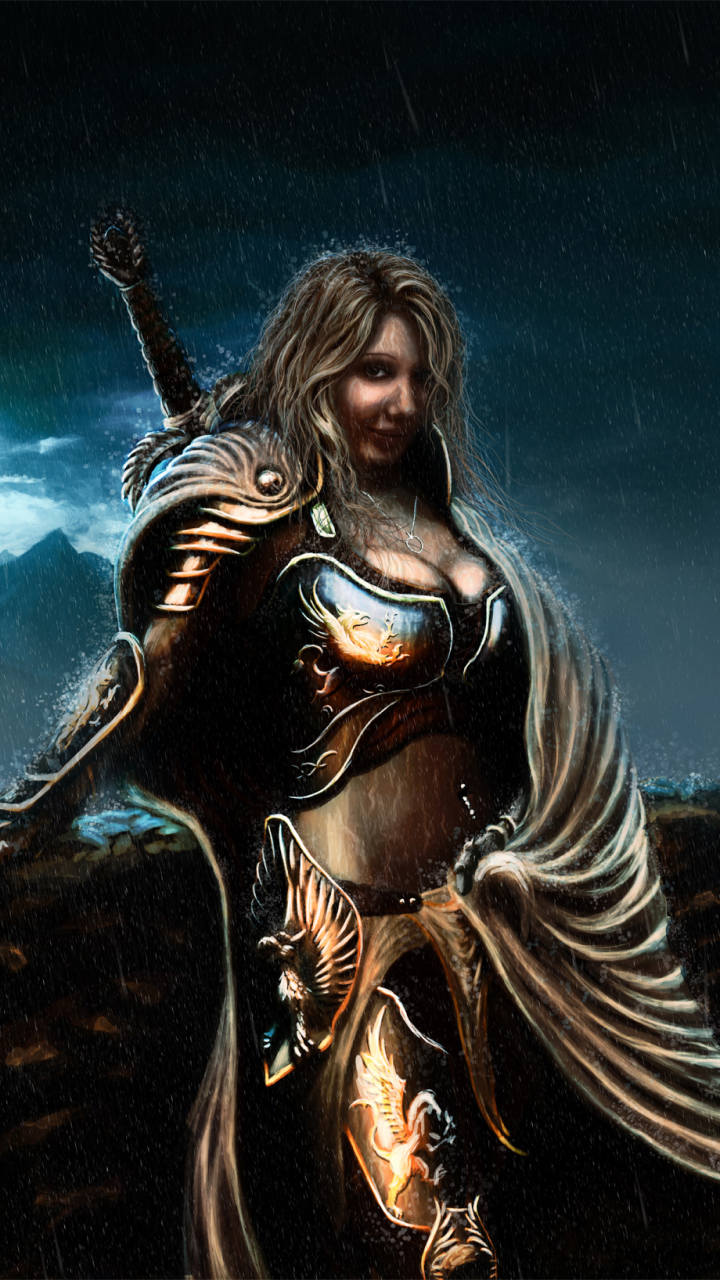 Download mobile wallpaper Fantasy, Women Warrior for free.