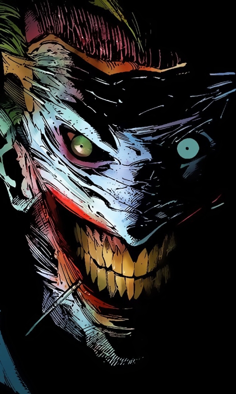 Baixar papel de parede para celular de Coringa, Escuro, Escuridão, Arrepiante, Assustador, História Em Quadrinhos, Dc Comics gratuito.