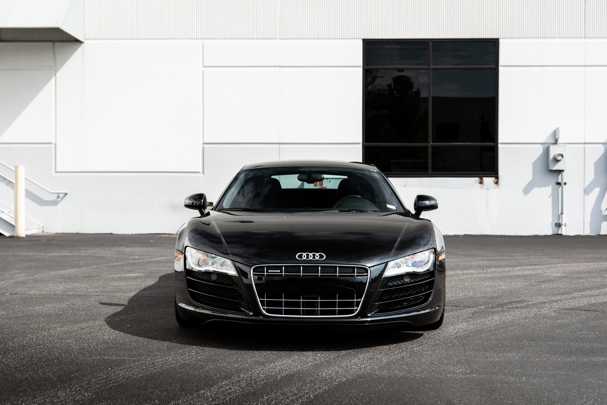 Download mobile wallpaper Audi, Car, Vehicles, Black Car, Audi R8 V10 for free.