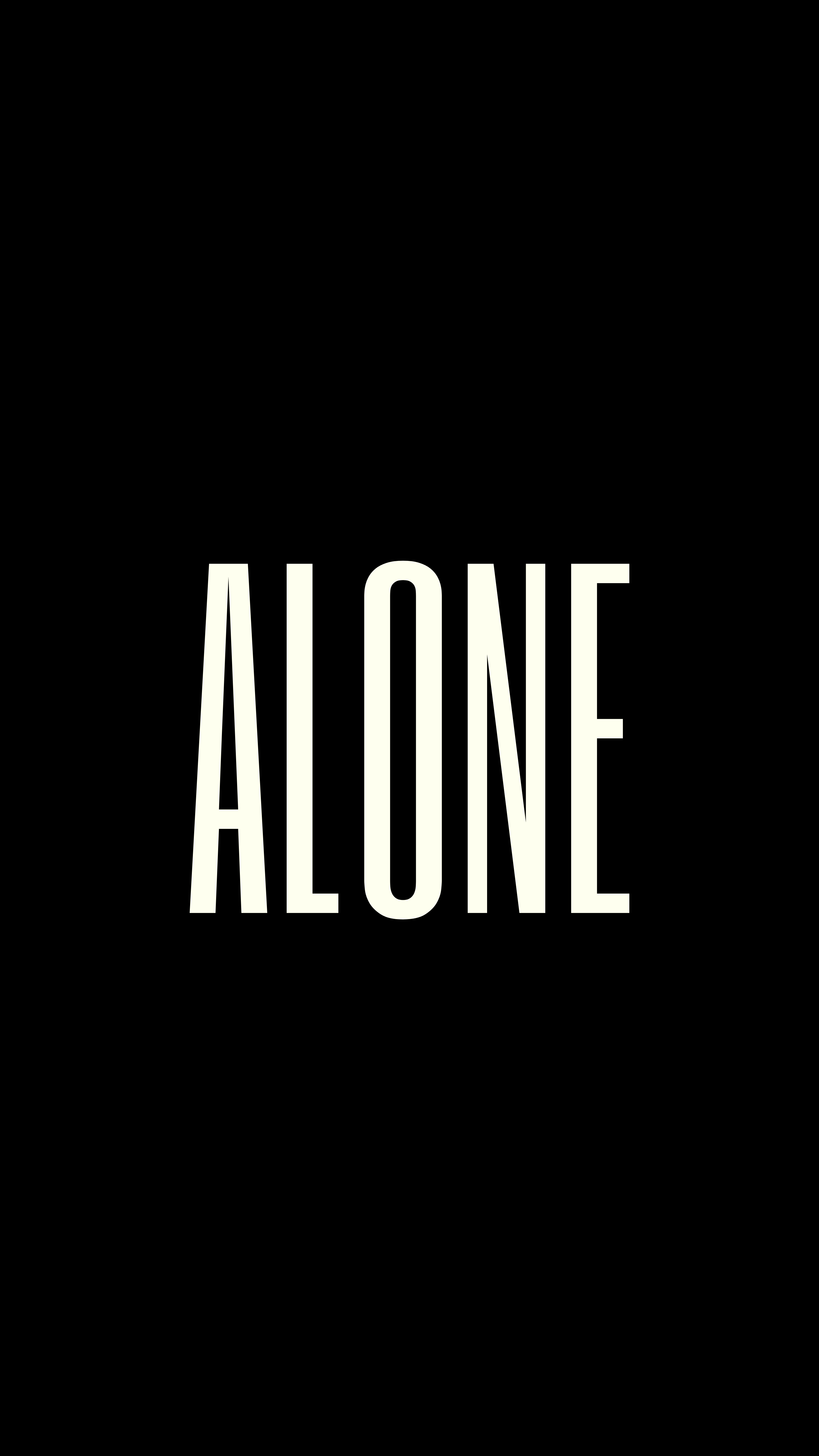 Download mobile wallpaper Inscription, Text, Loneliness, Words, Minimalism for free.