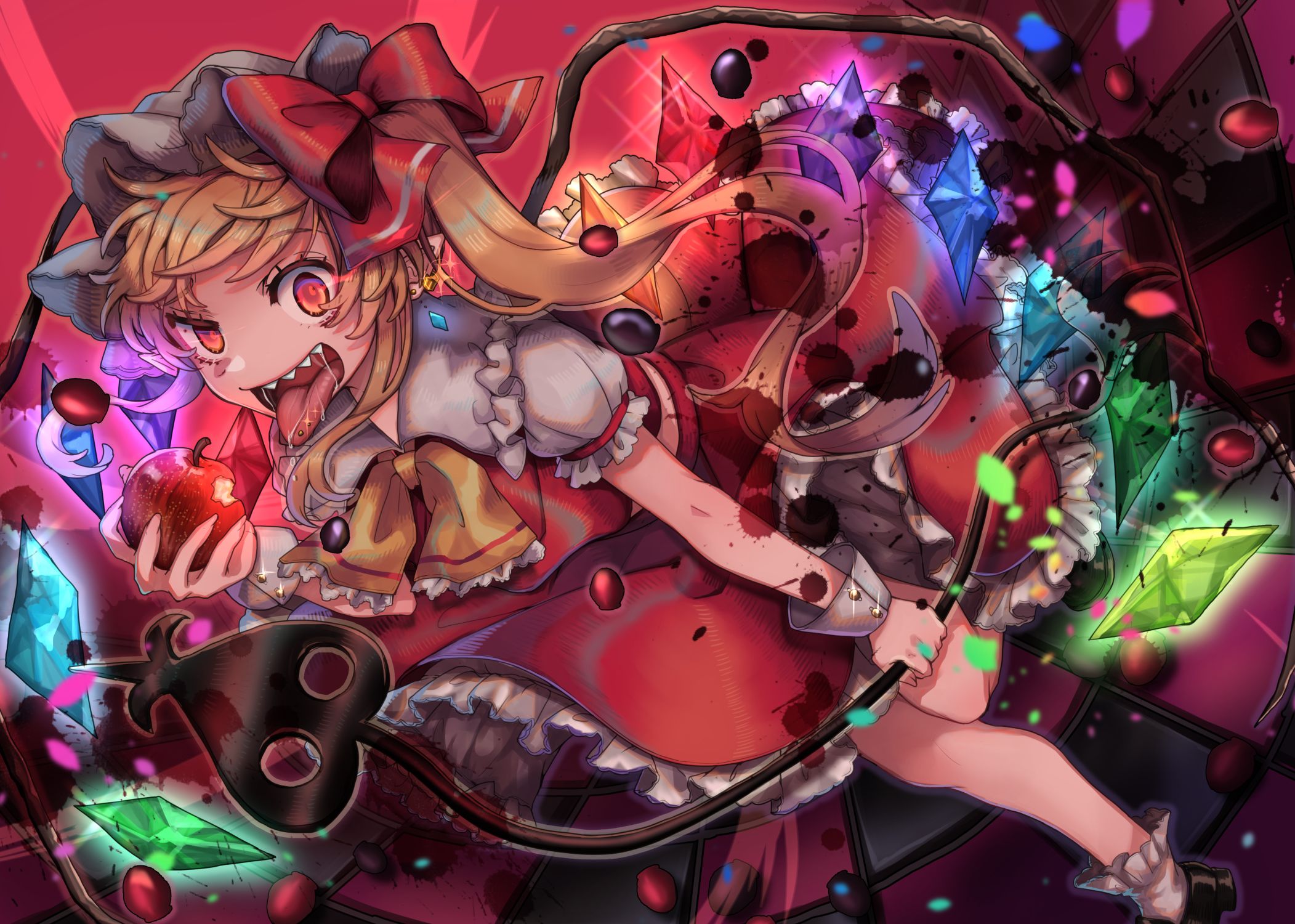 Baixe gratuitamente a imagem Anime, Flandre Escarlate, Touhou na área de trabalho do seu PC