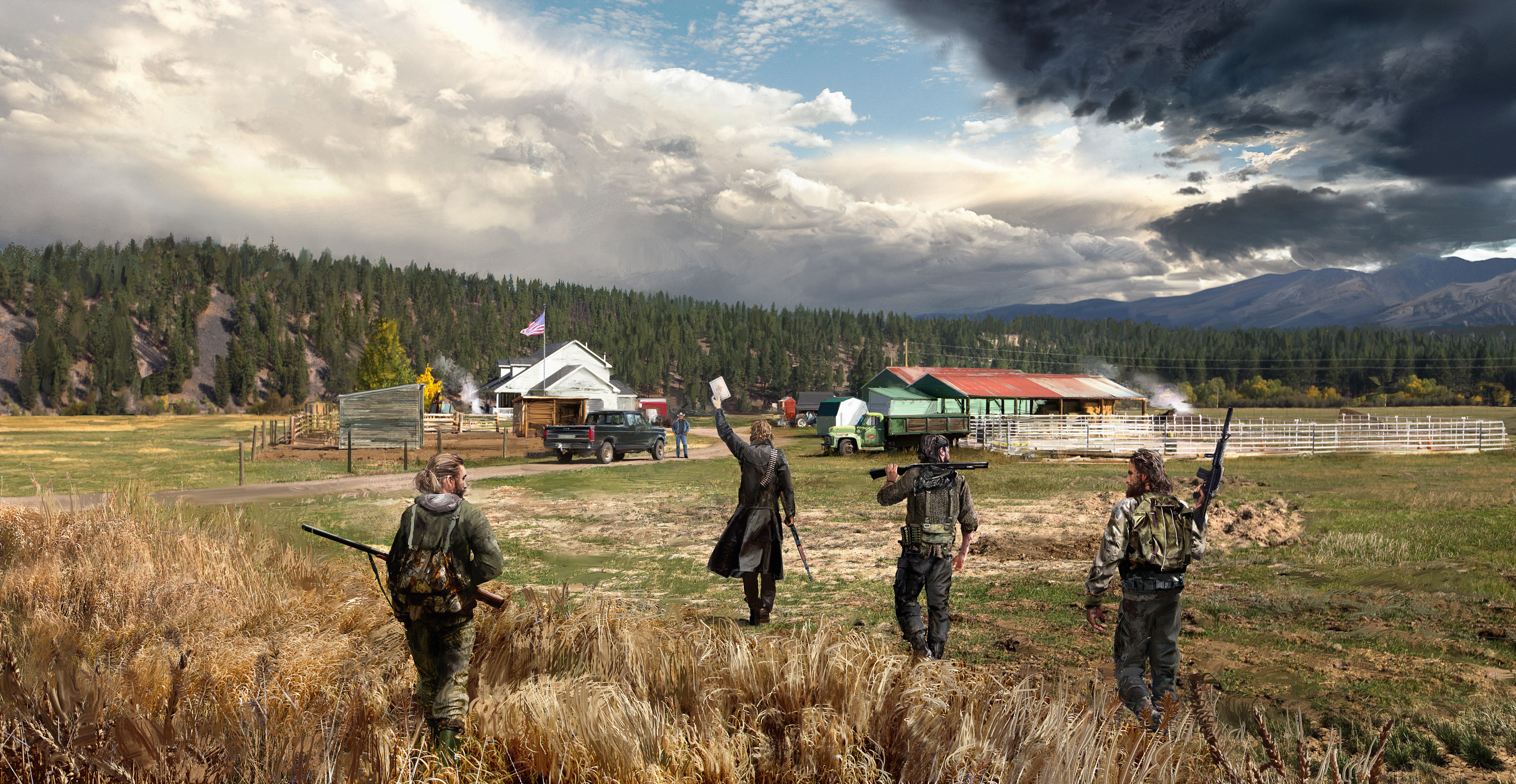 Die besten Far Cry 5-Hintergründe für den Telefonbildschirm