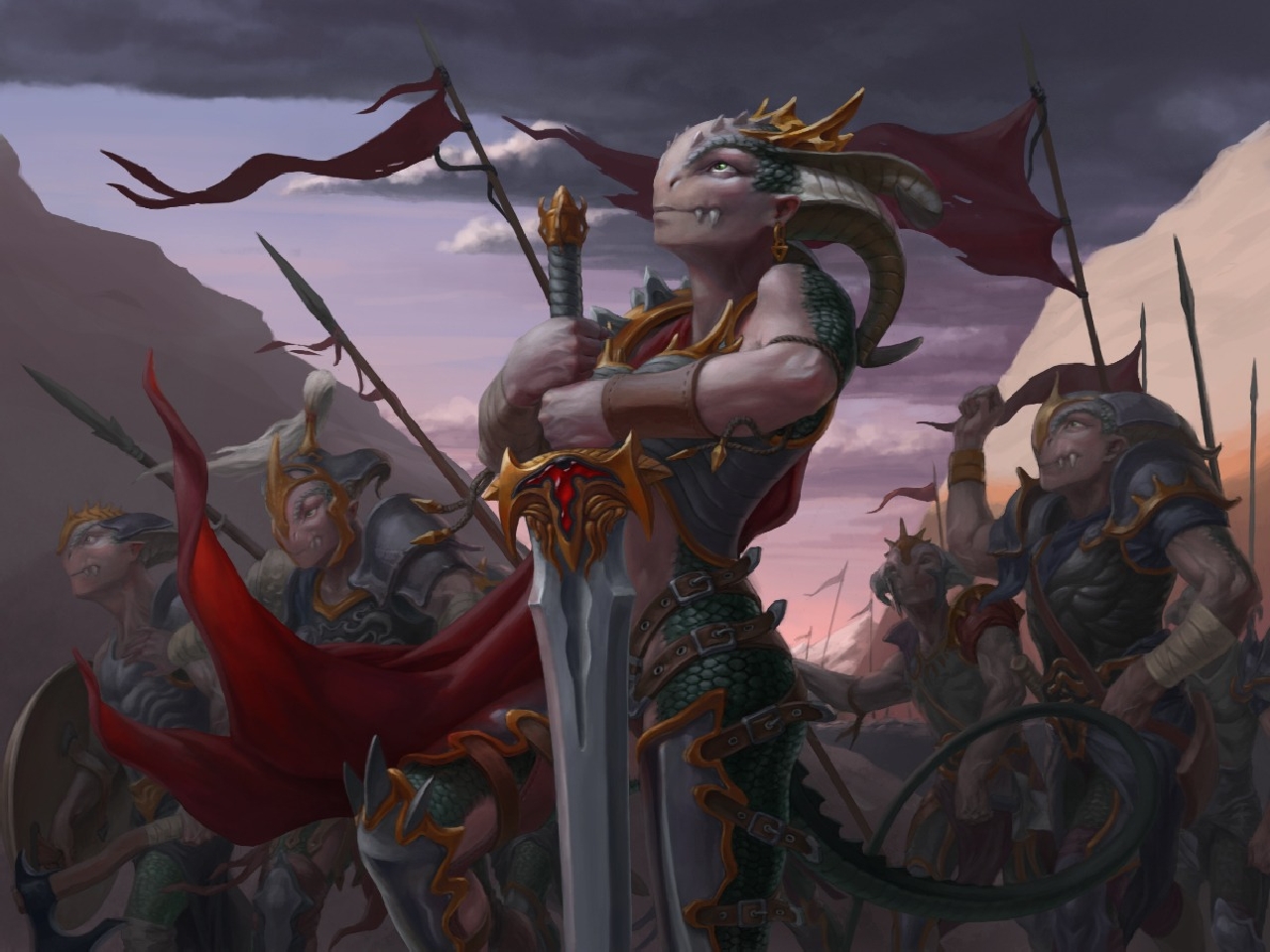 Free download wallpaper Fantasy, Warrior on your PC desktop