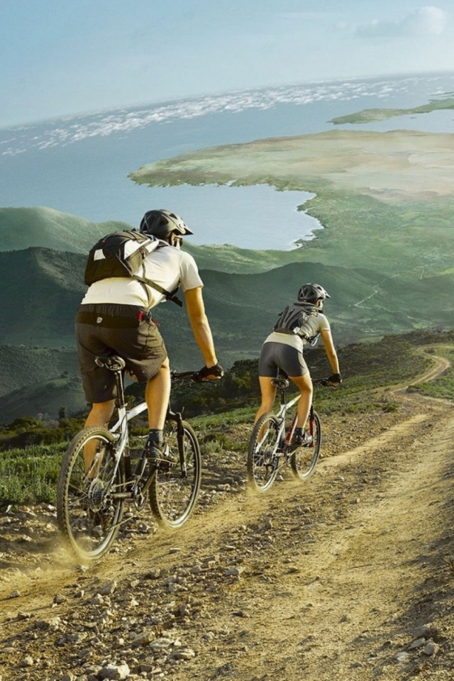 Download mobile wallpaper Sports, Bicycle, Cycling, Manipulation for free.