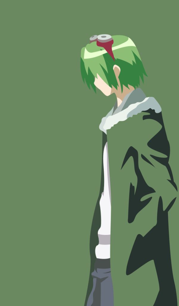anime, akame ga kill!, goggles, minimalist, lubbock (akame ga kill!), green hair, coat UHD