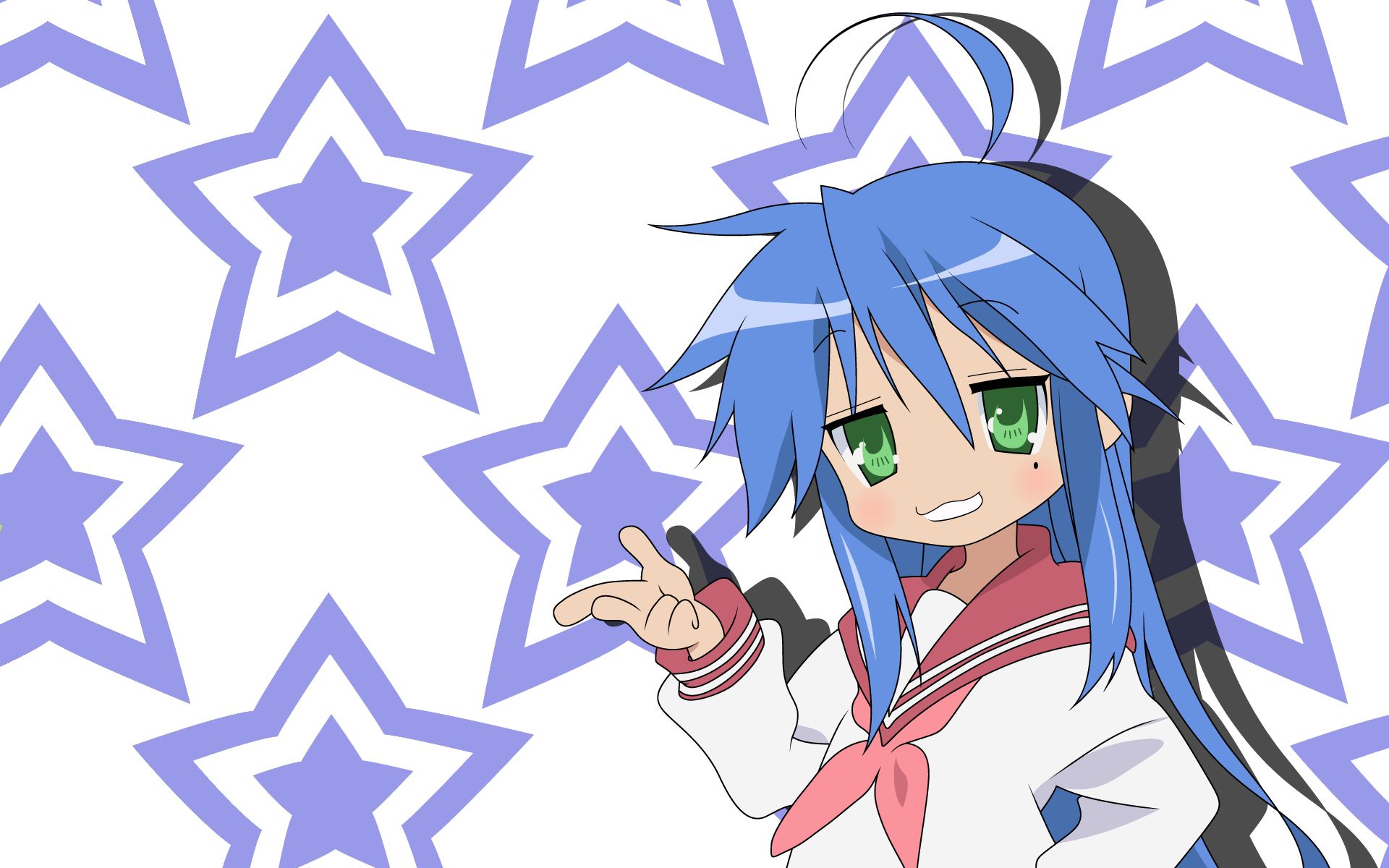 Handy-Wallpaper Animes, Raki Suta: Lucky Star, Konata Izumi kostenlos herunterladen.