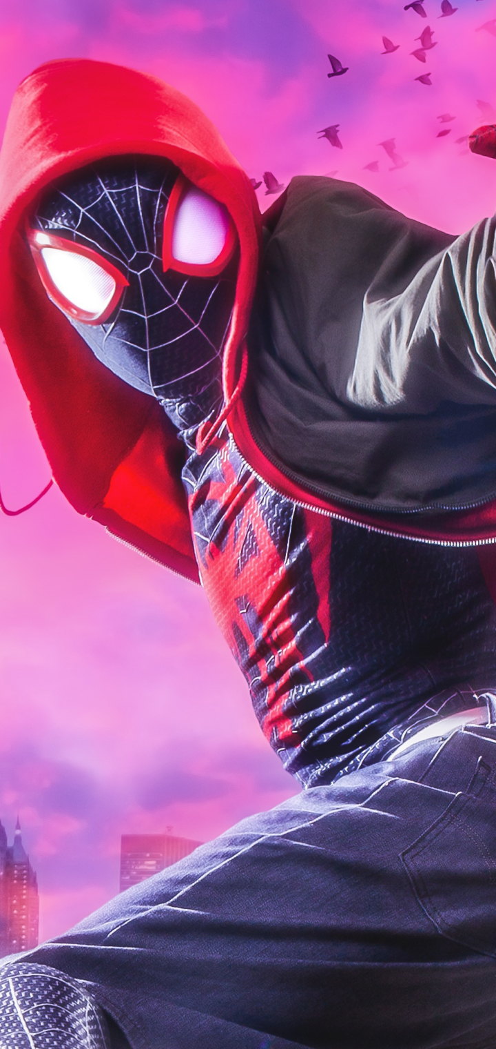 Baixar papel de parede para celular de Homem Aranha, Filme, Miles Morales, Homem Aranha: No Aranhaverso gratuito.