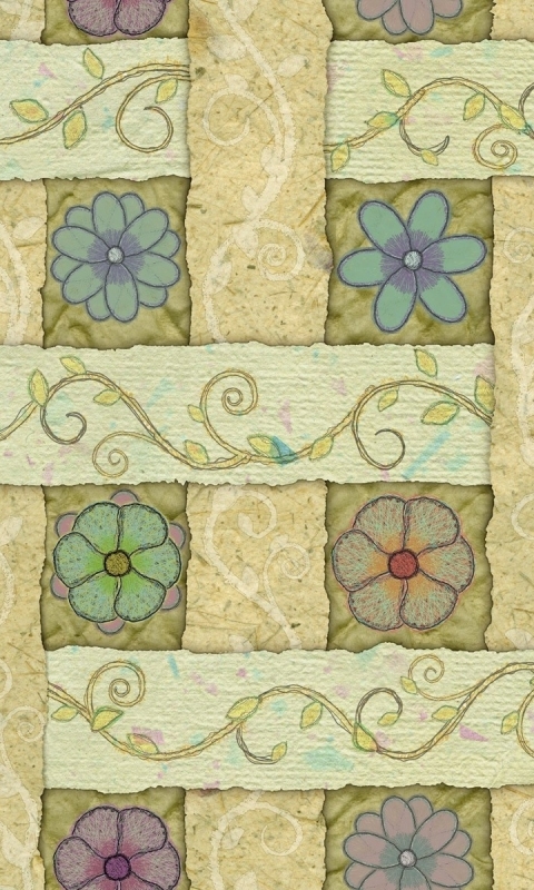 Download mobile wallpaper Flower, Pattern, Vintage, Artistic for free.