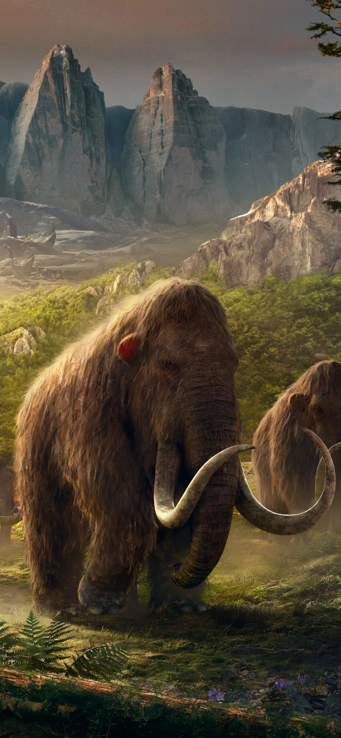 Handy-Wallpaper Mammut, Computerspiele, Ferner Schrei, Far Cry Primal kostenlos herunterladen.