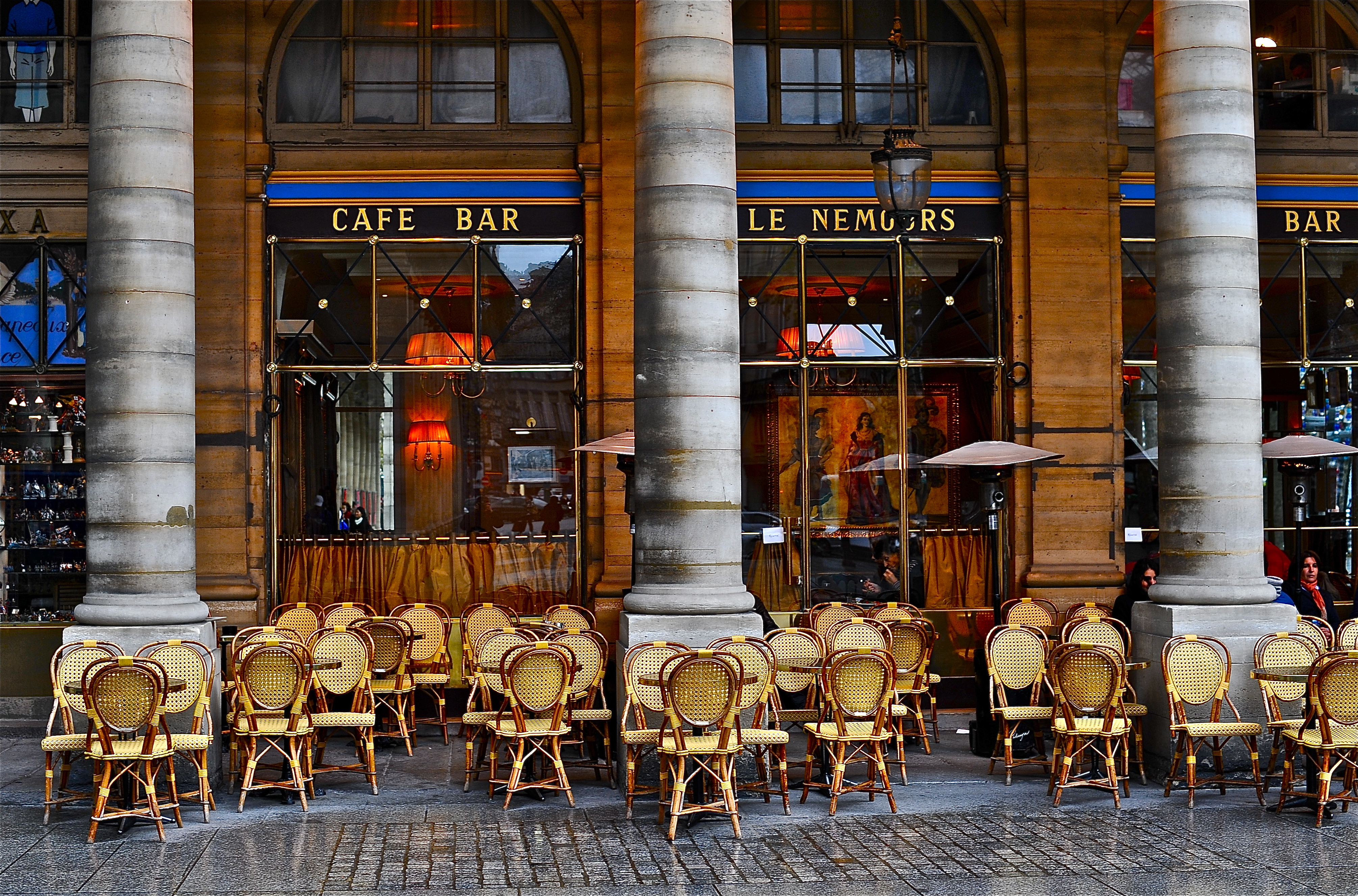 630097 Bild herunterladen menschengemacht, cafe, café nemours, paris - Hintergrundbilder und Bildschirmschoner kostenlos