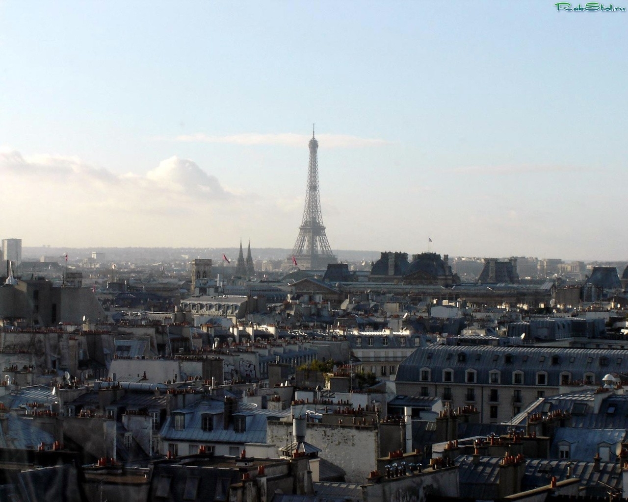 Handy-Wallpaper Städte, Architektur, Landschaft, Eiffelturm, Paris kostenlos herunterladen.