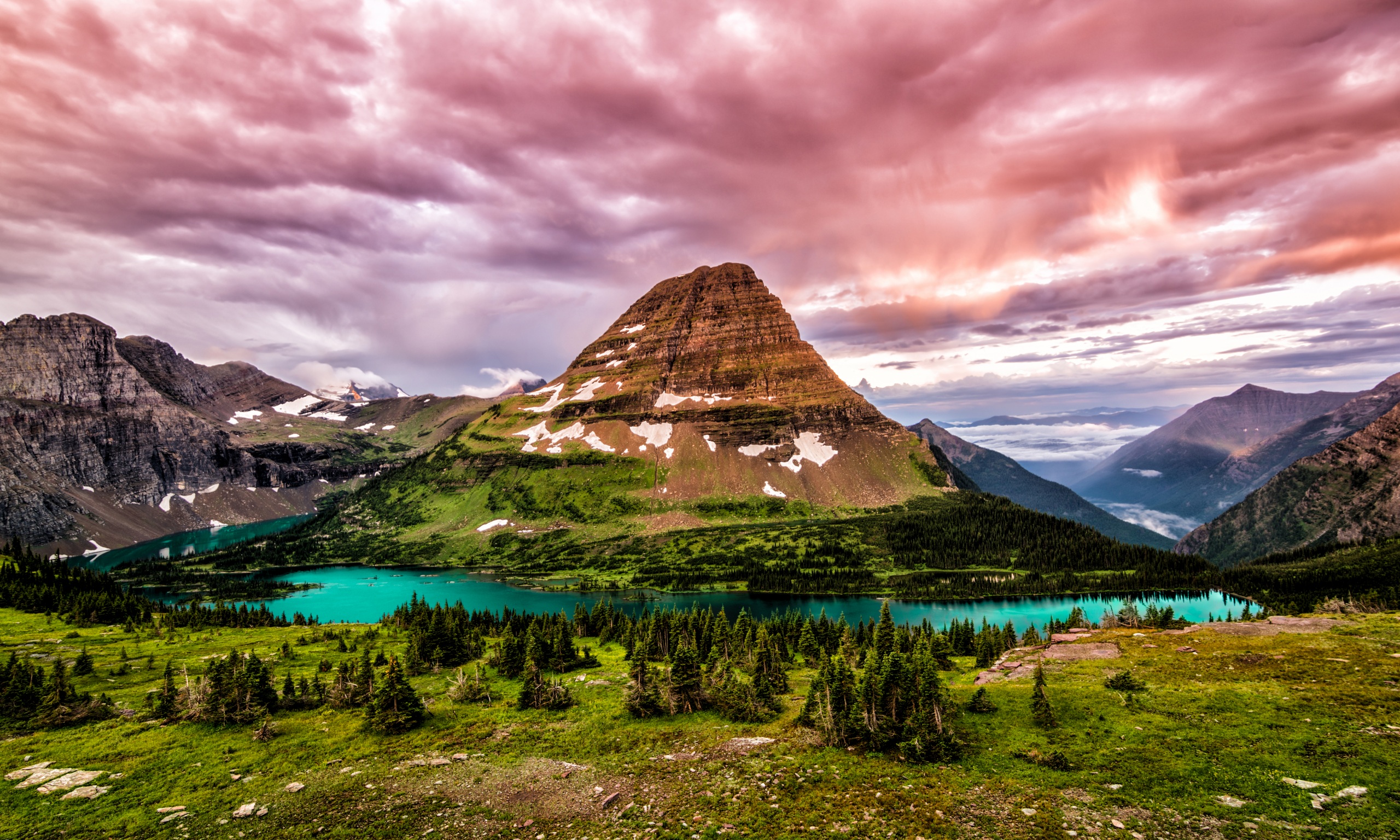 Laden Sie das Landschaft, See, Kanada, Gebirge, Berge, Erde/natur-Bild kostenlos auf Ihren PC-Desktop herunter