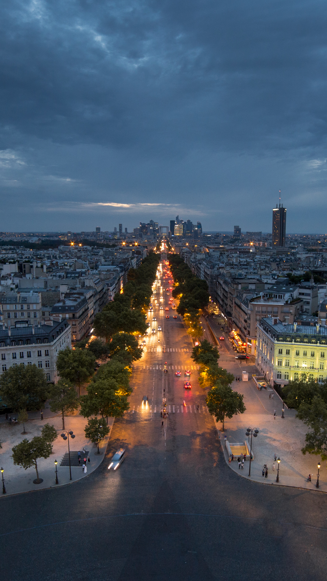 Download mobile wallpaper Landscape, Cities, Paris, Road, Cityscape, Street, Man Made for free.