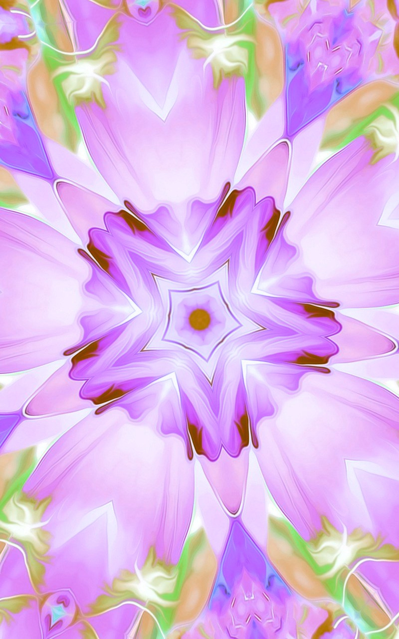 Download mobile wallpaper Abstract, Flower, Pattern, Colors, Gradient, Kaleidoscope for free.