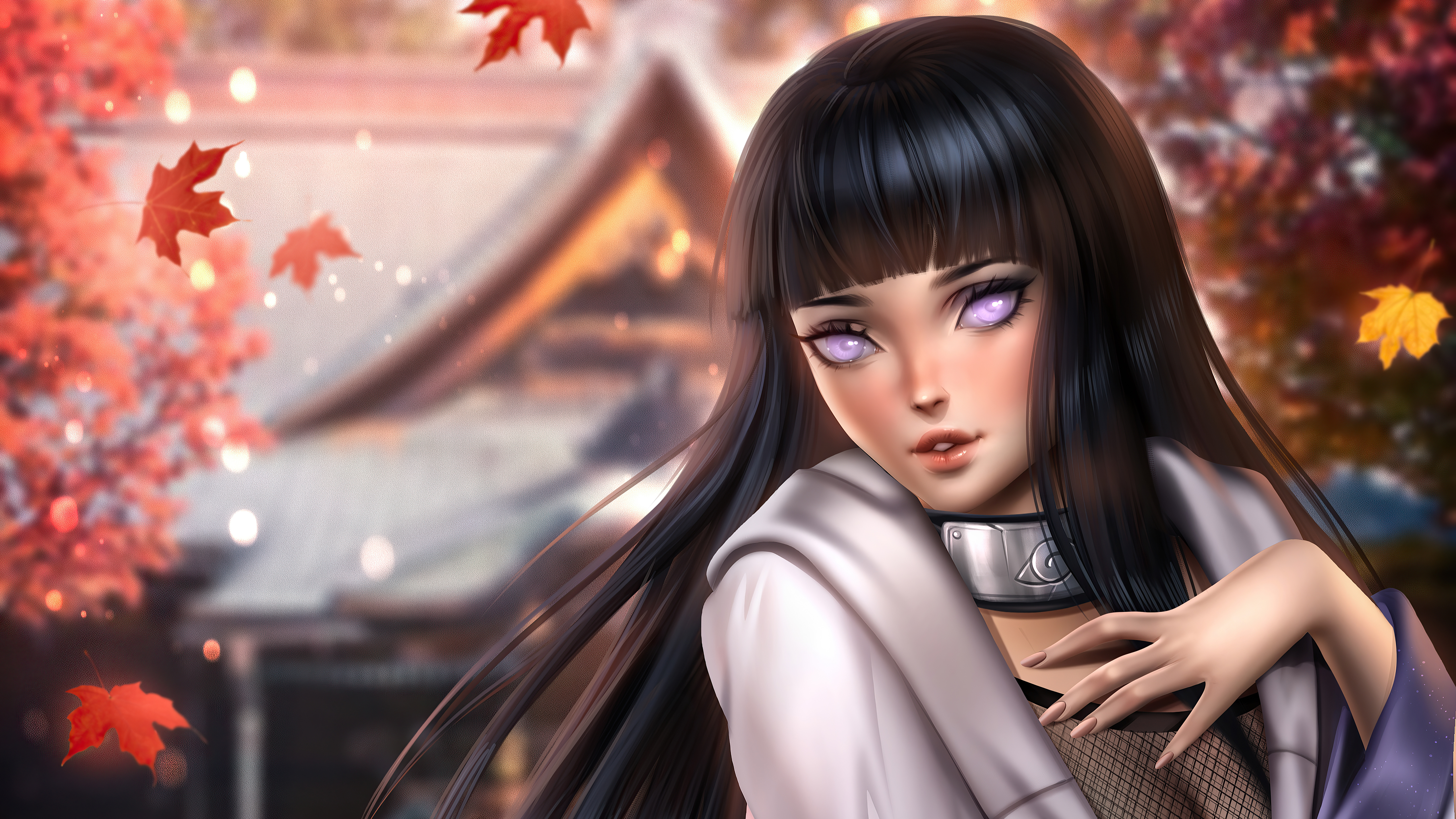 Laden Sie das Naruto, Animes, Schwarzes Haar, Hinata Hyuga, Lila Augen-Bild kostenlos auf Ihren PC-Desktop herunter