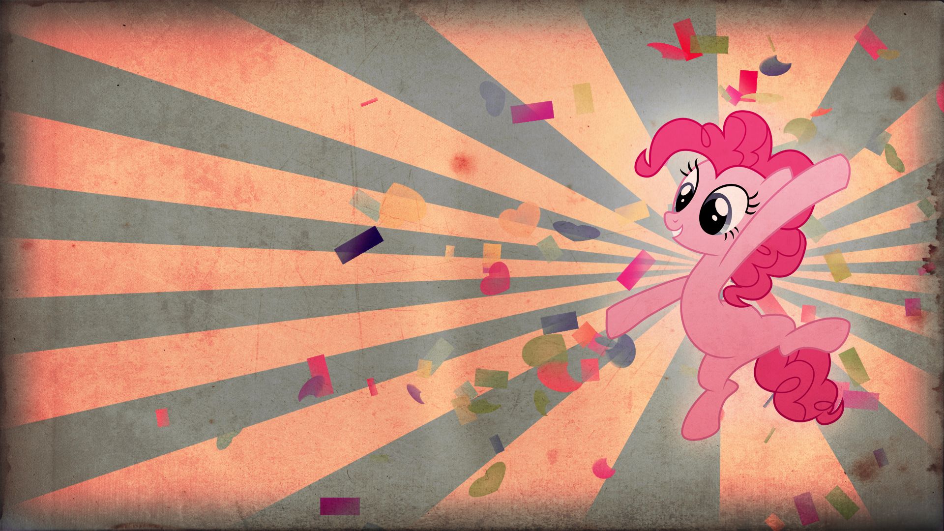 233705 завантажити шпалери телешоу, my little pony: дружба це диво, конфетті, магія, моя маленька поні, партія, пиріг, рожевий пиріг, вектор - заставки і картинки безкоштовно