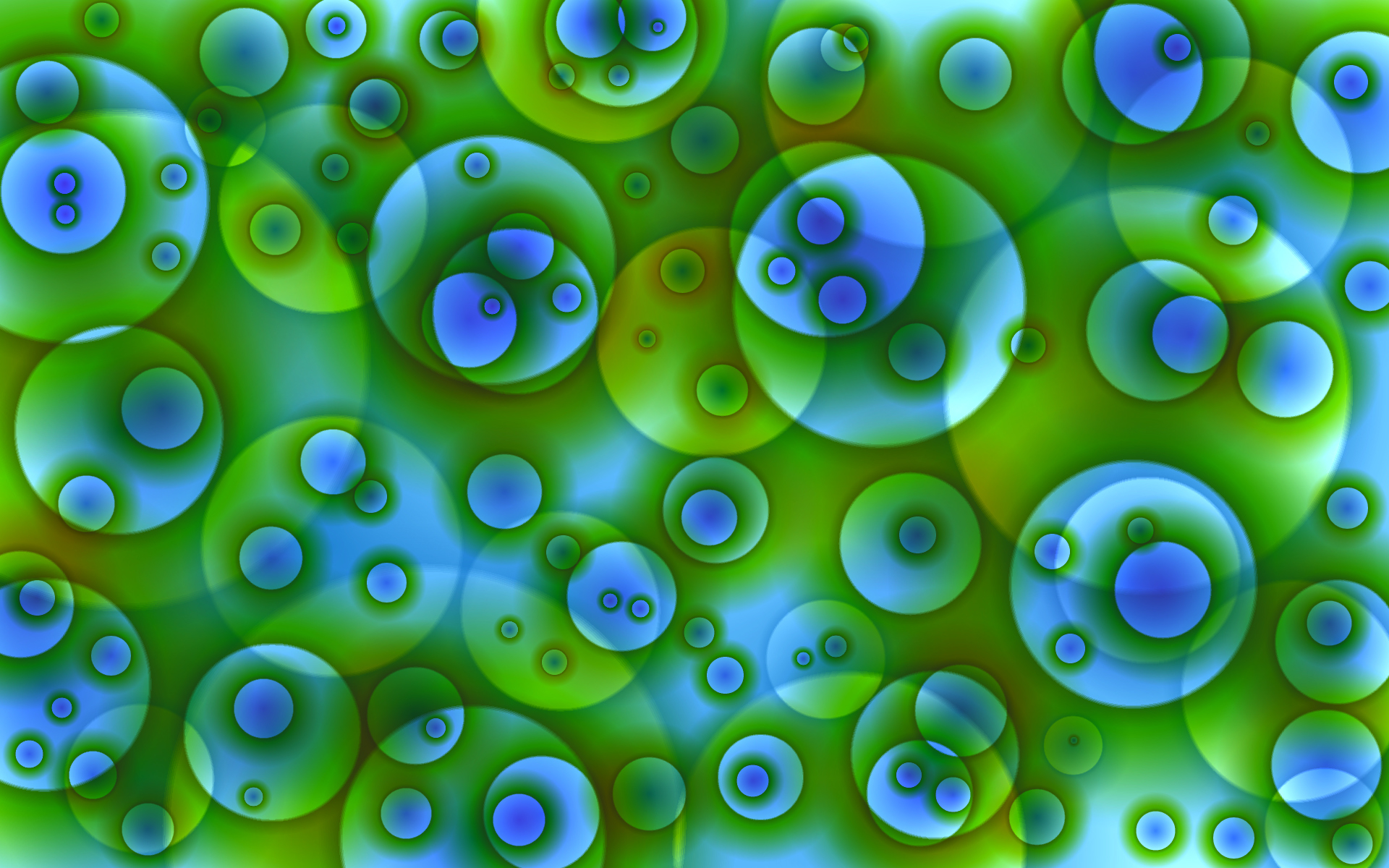 Скачать картинку Синий, Зеленый, Круг, Пузырь, Абстрактные в телефон бесплатно.
